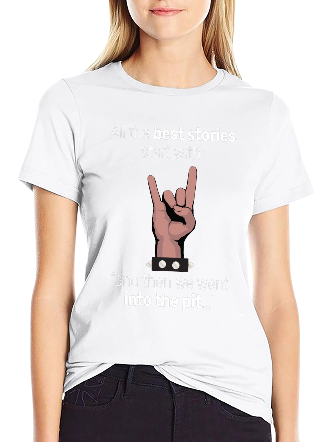 Rock On: All Best Stories Start T-Shirt