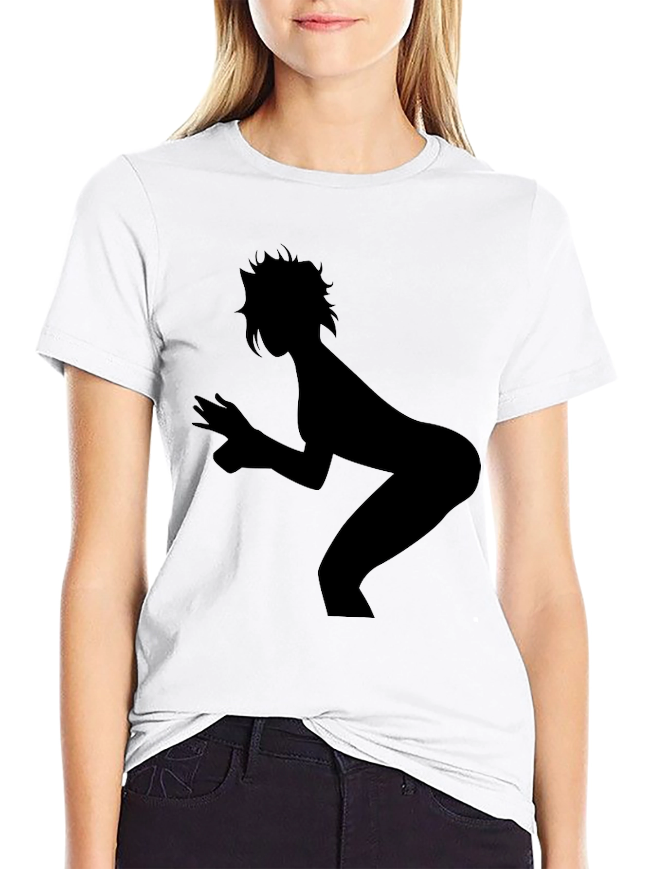 Silhouette Graphic Tee - Black Unisex T-Shirt