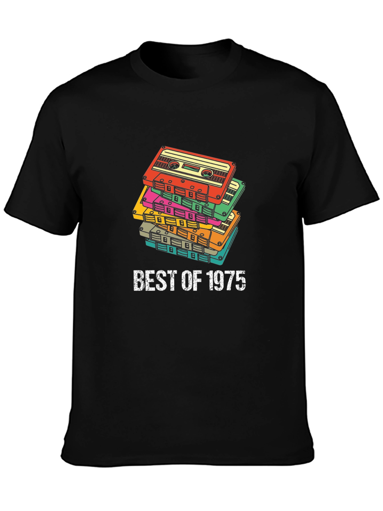 Retro Cassette Tape T-Shirt - Best of 1975