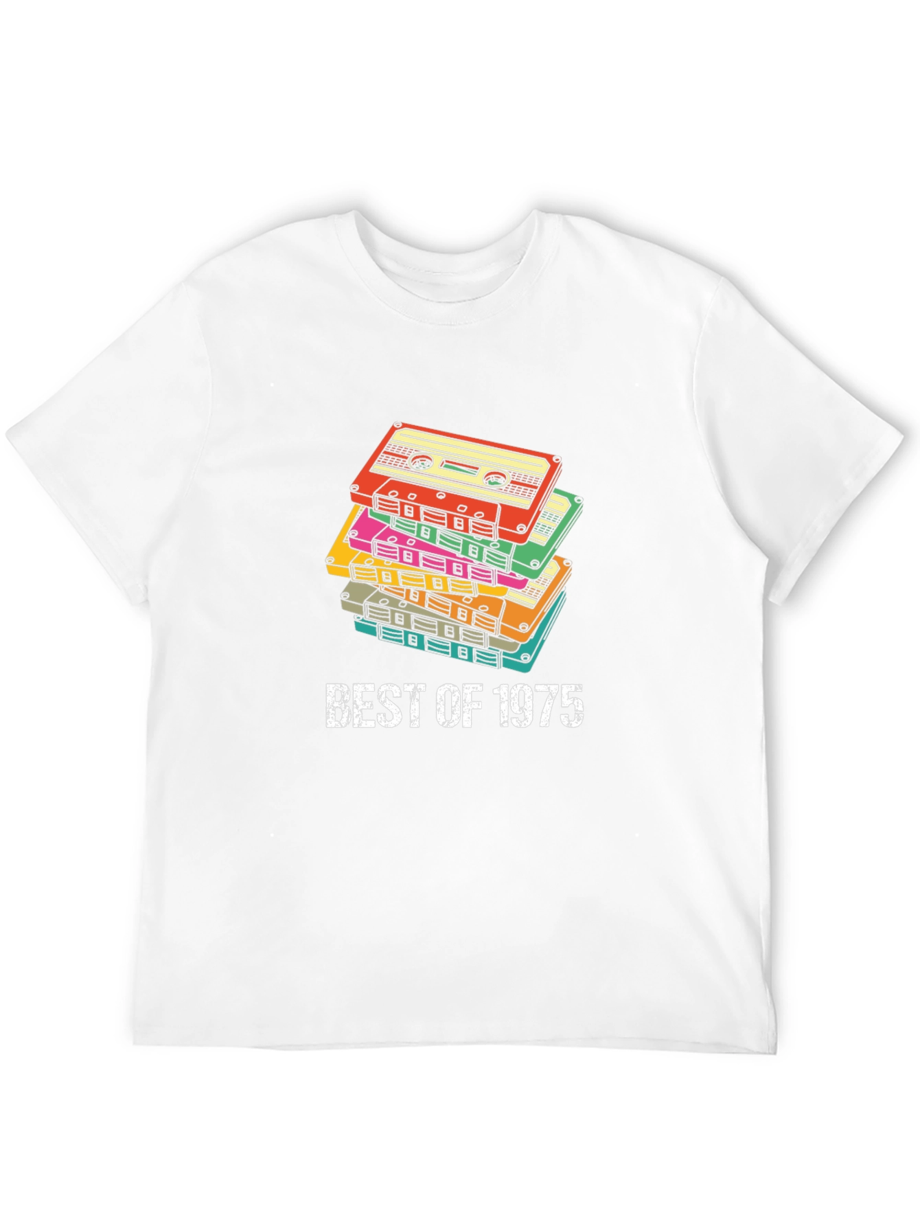 Retro Cassette Tape T-Shirt - Best of 1975