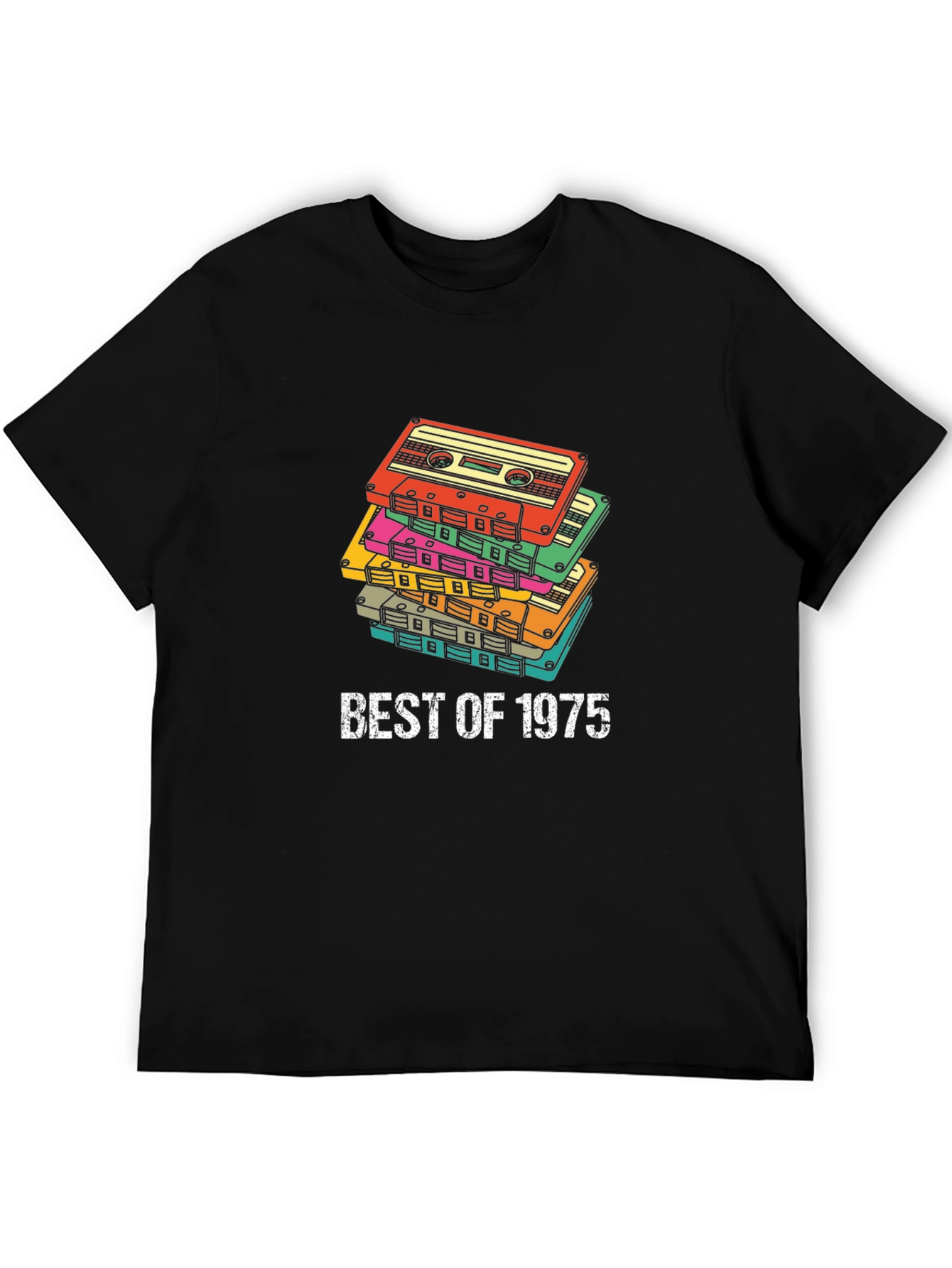 Retro Cassette Tape T-Shirt - Best of 1975