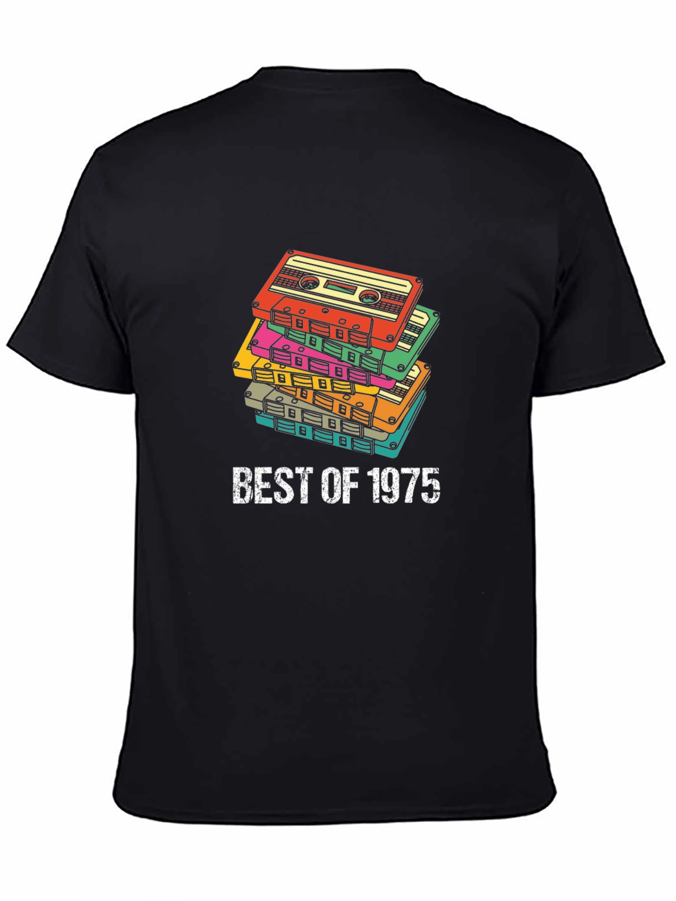 Retro Cassette Tape T-Shirt - Best of 1975