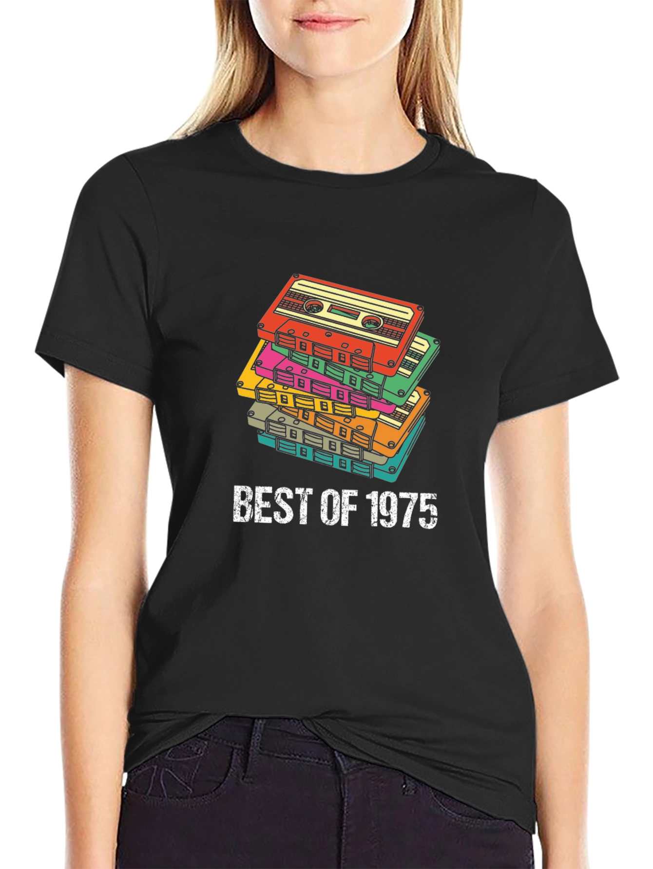 Retro Cassette Tape T-Shirt - Best of 1975