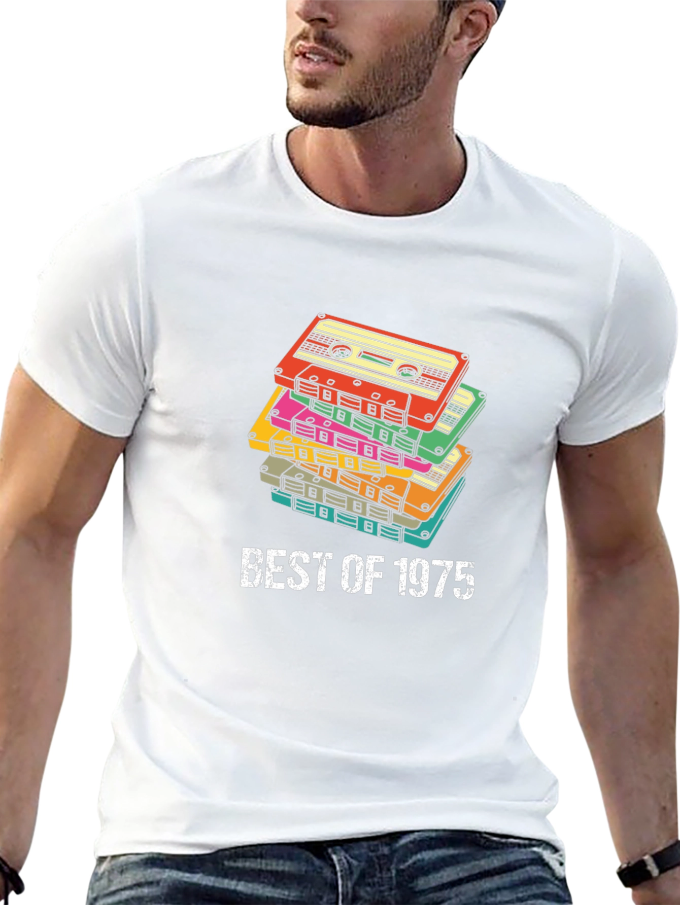 Retro Cassette Tape T-Shirt - Best of 1975