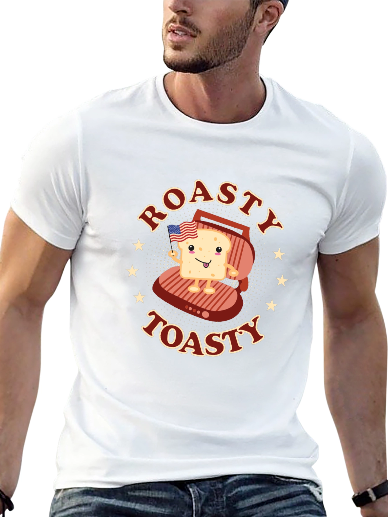 Roasty Toasty Graphic T-Shirt - Foodie Fun!
