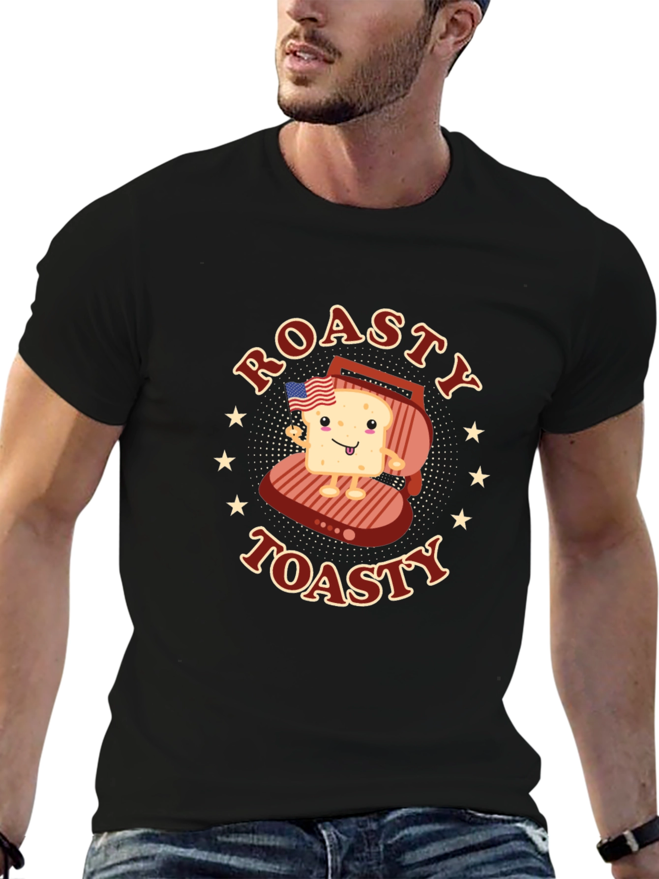 Roasty Toasty Graphic T-Shirt - Foodie Fun!