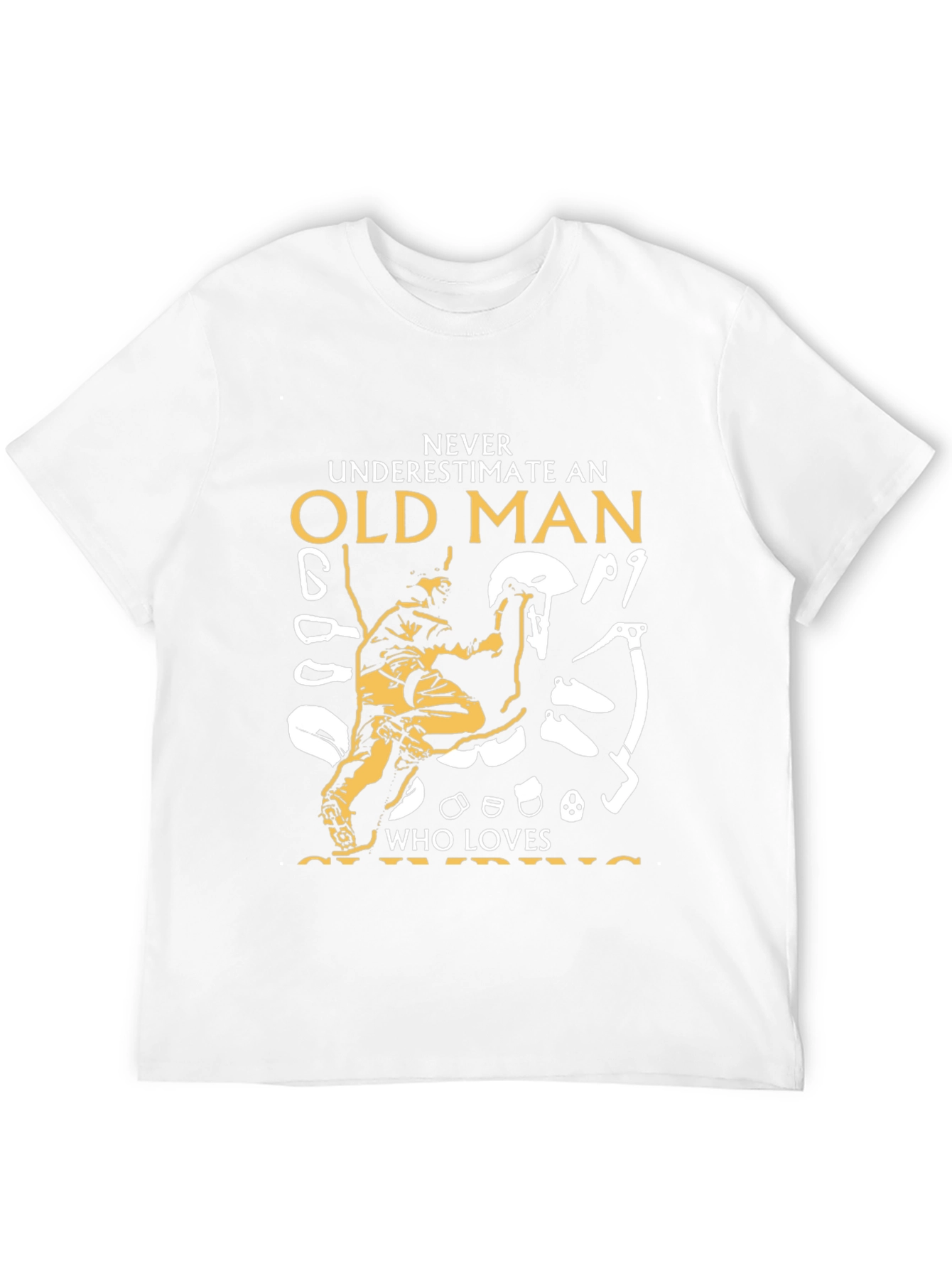 Climbing Old Man Graphic Tee