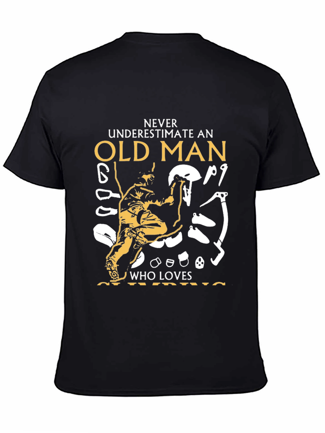 Climbing Old Man Graphic Tee