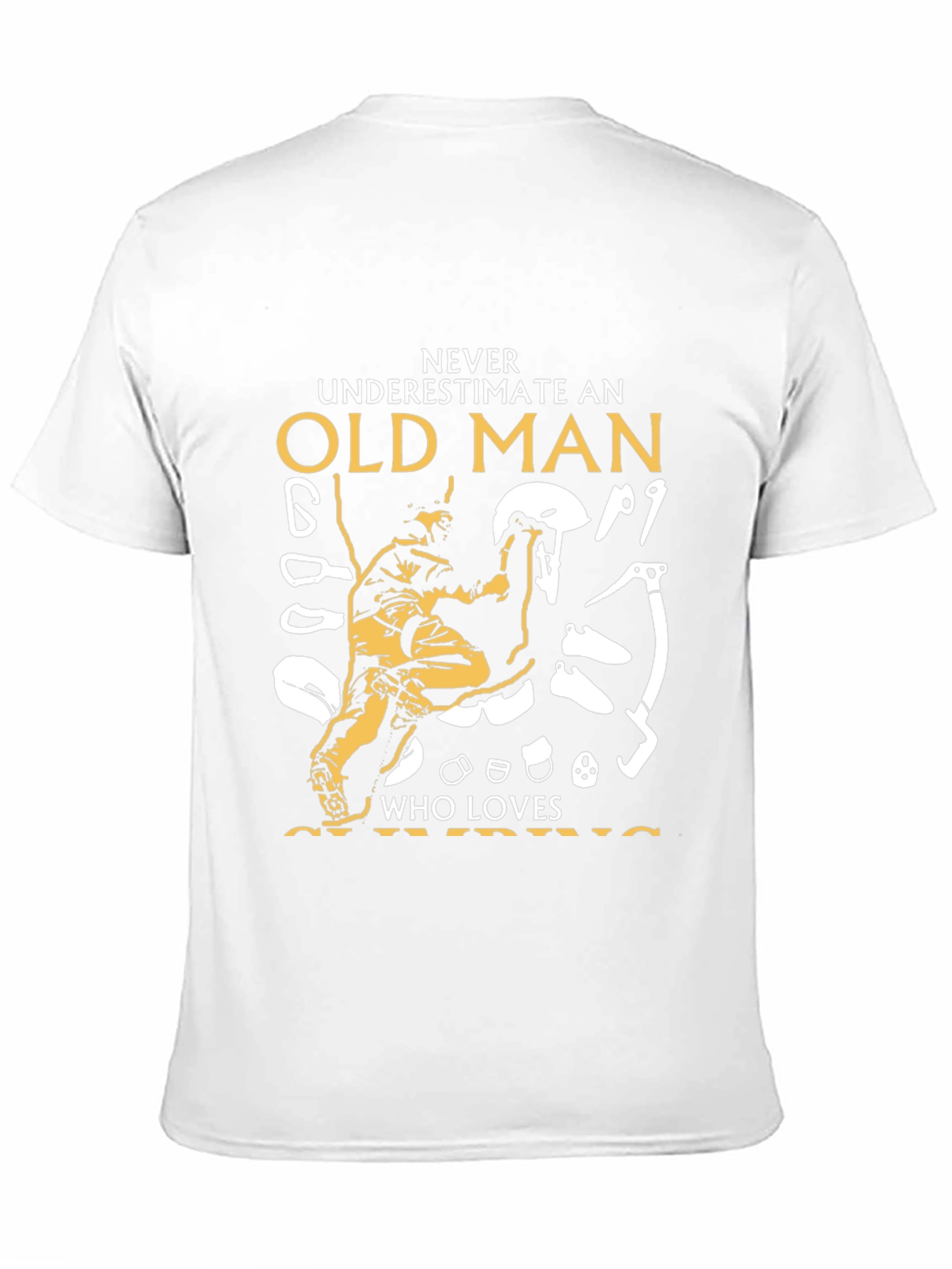 Climbing Old Man Graphic Tee