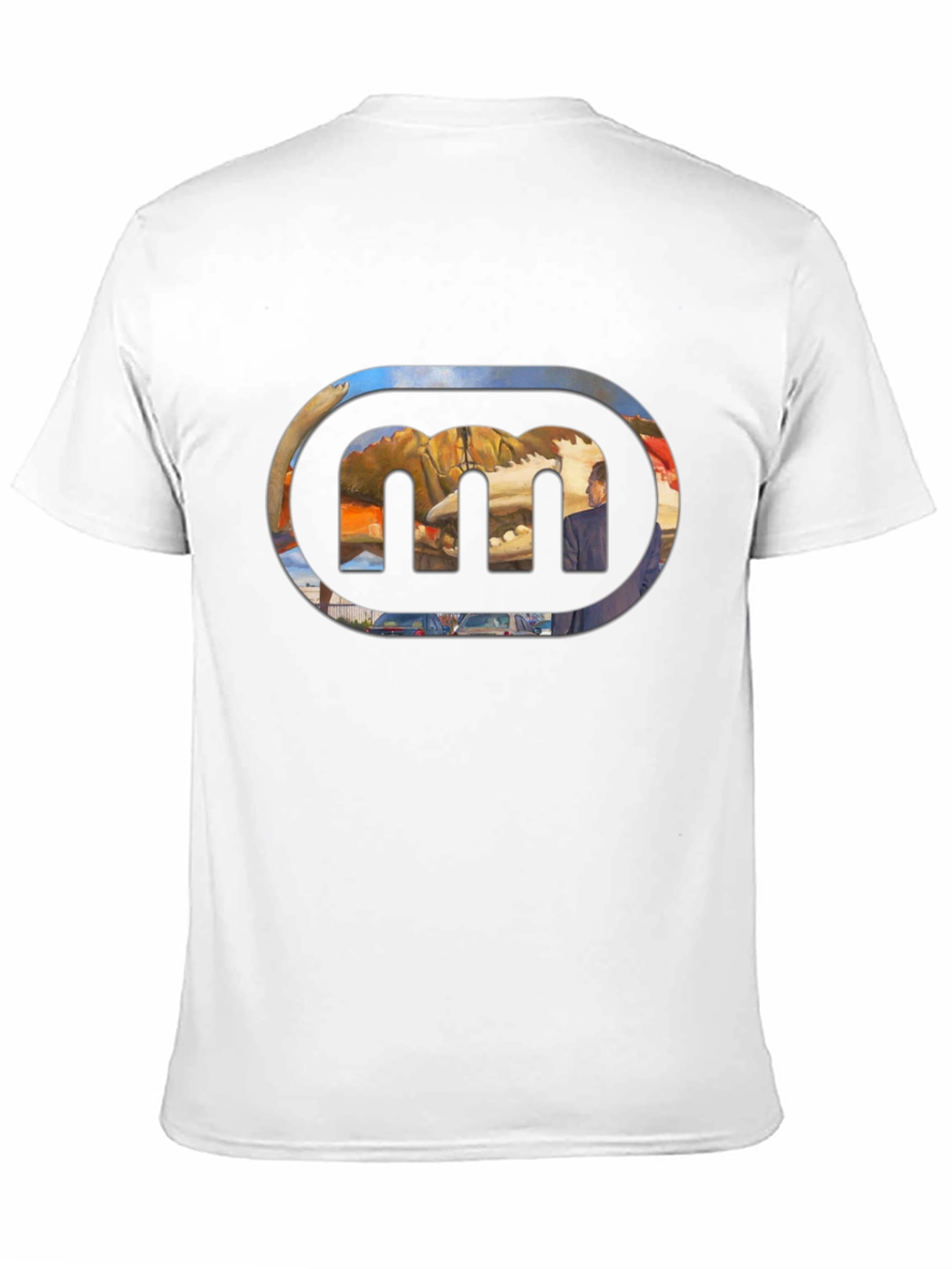 Black Graphic Tee with Unique Logo