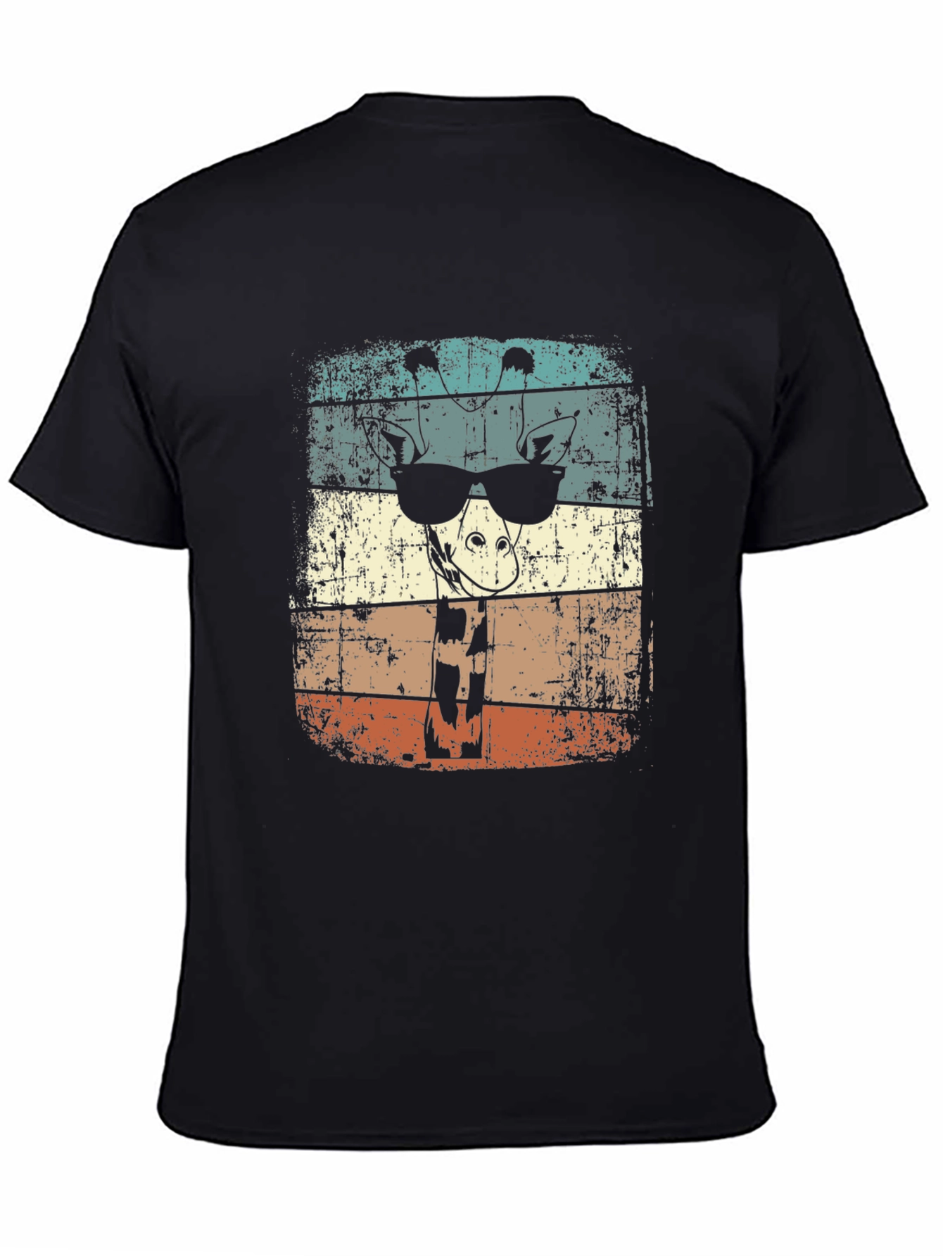 Cool Giraffe Retro Style Tee