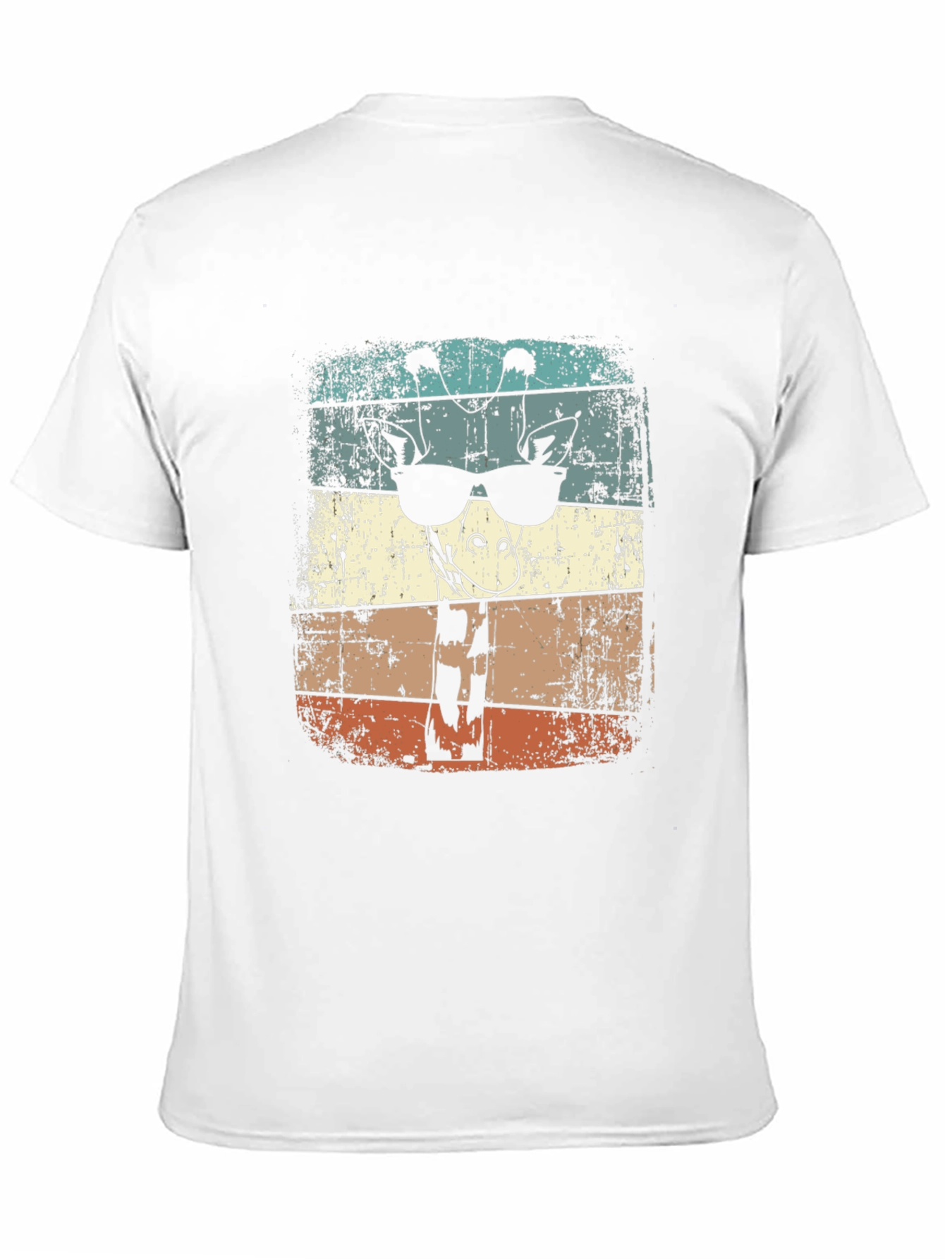 Cool Giraffe Retro Style Tee