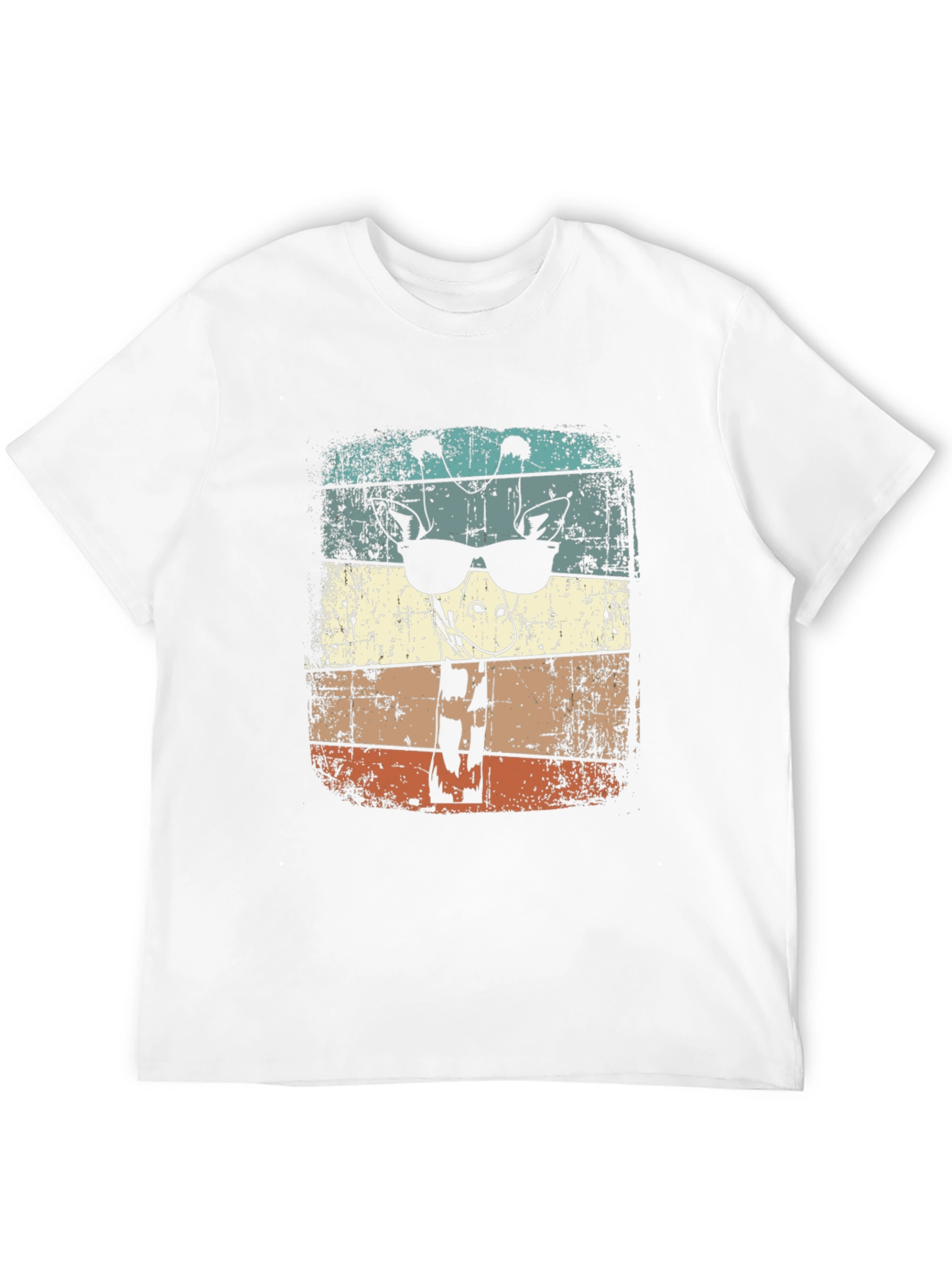 Cool Giraffe Retro Style Tee
