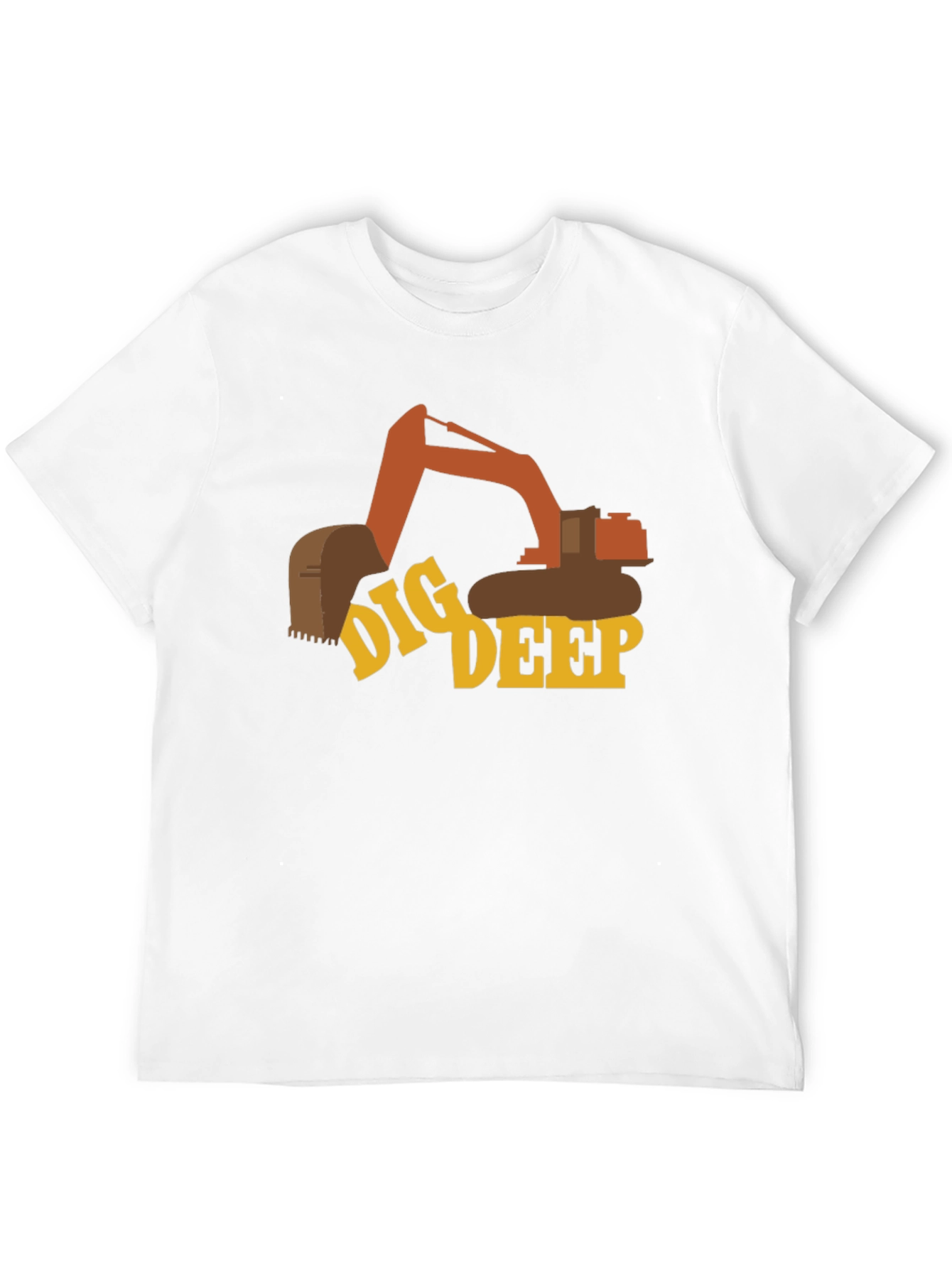 Dig Deep Excavator Graphic T-Shirt