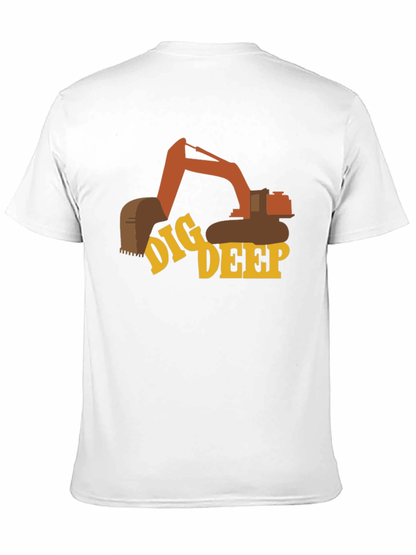 Dig Deep Excavator Graphic T-Shirt