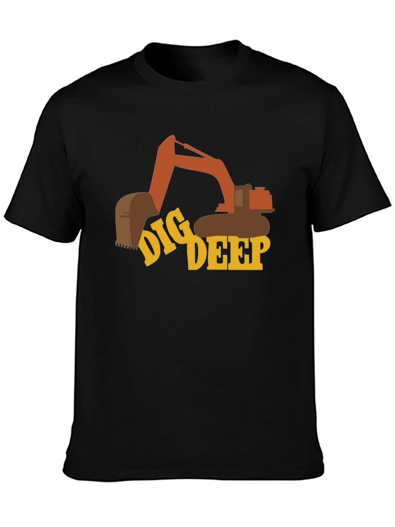 Dig Deep Excavator Graphic T-Shirt
