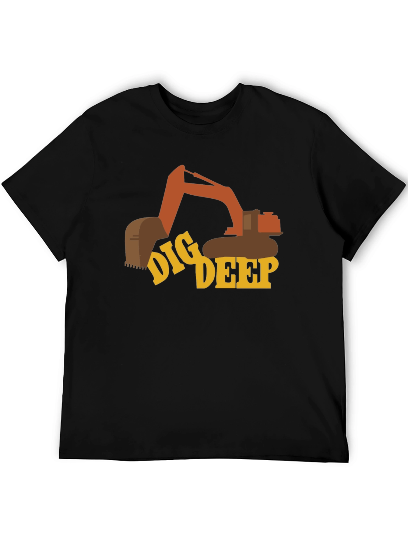 Dig Deep Excavator Graphic T-Shirt