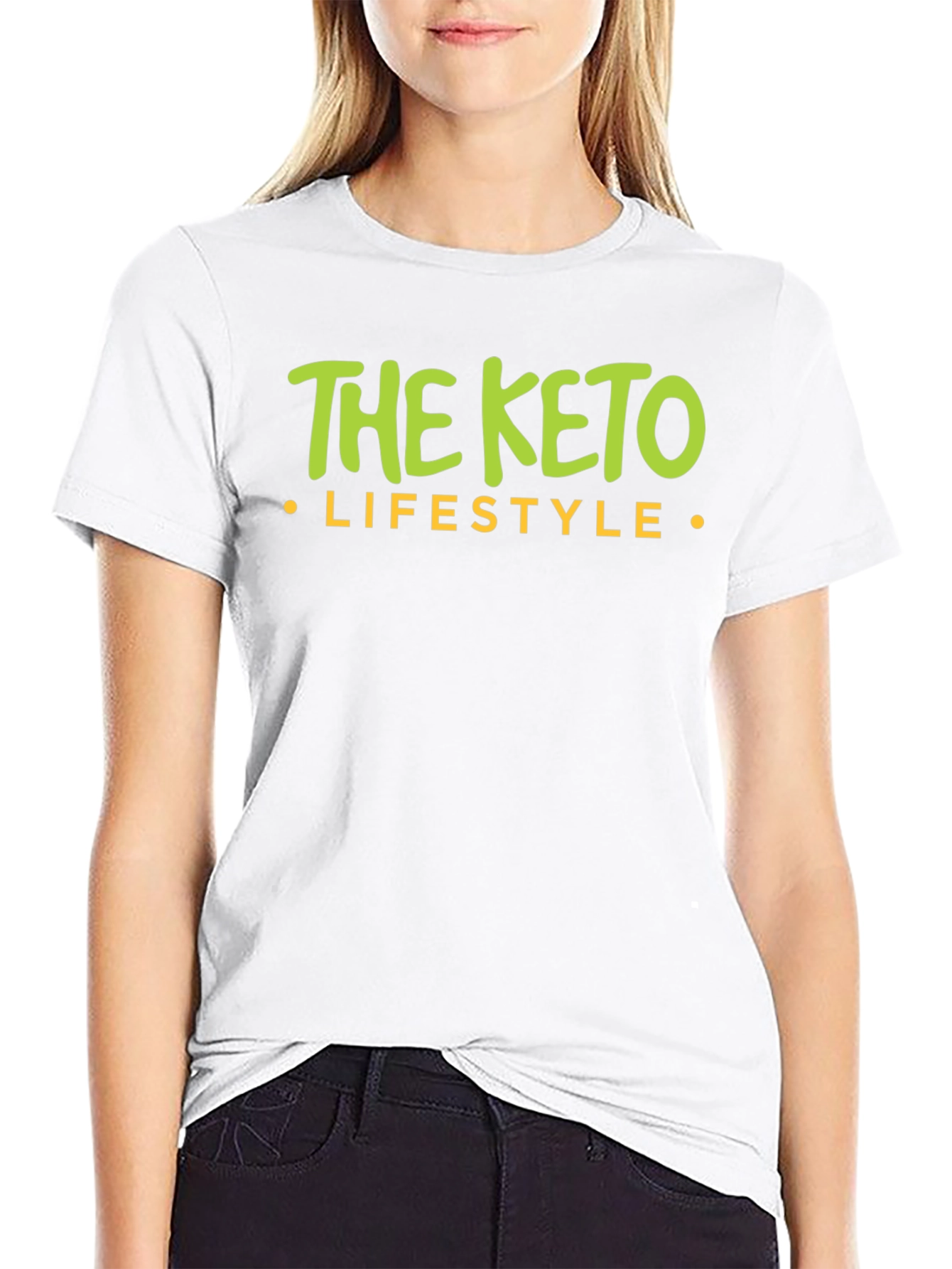 The Keto Lifestyle Black Graphic T-Shirt