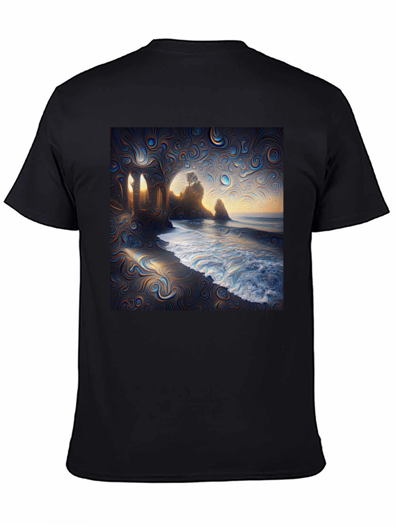 Artistic Seascape Graphic Tee