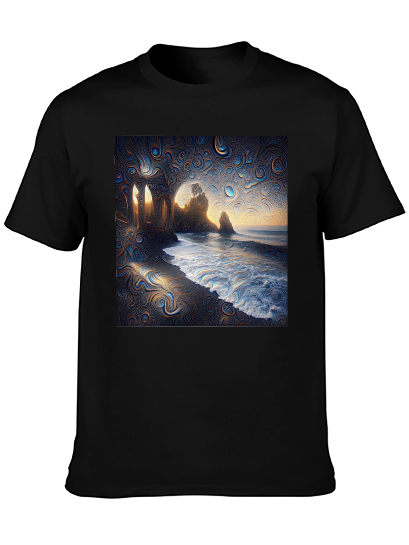 Artistic Seascape Graphic Tee