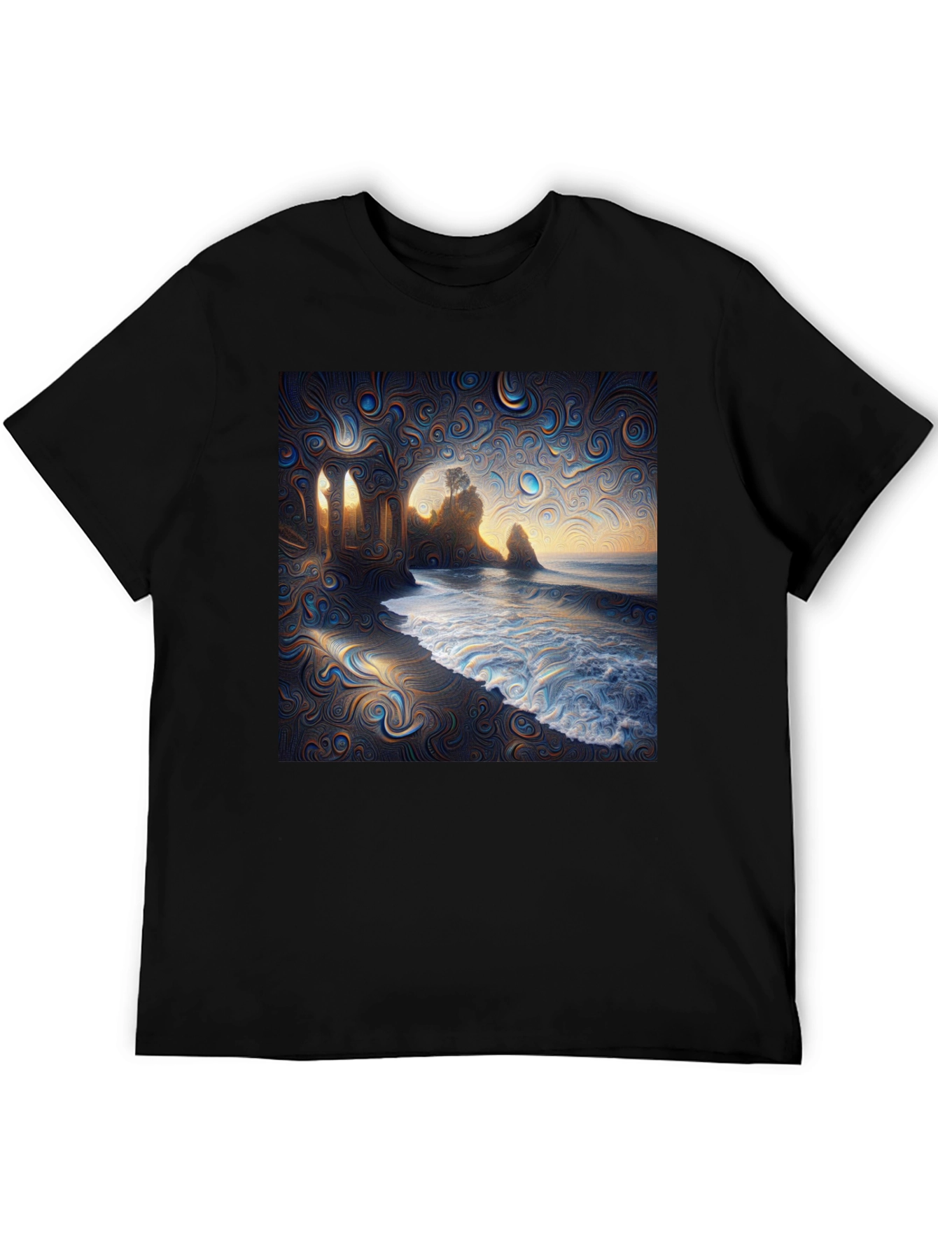 Artistic Seascape Graphic Tee