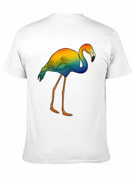 Rainbow Flamingo Graphic Tee - Stylish and Fun!