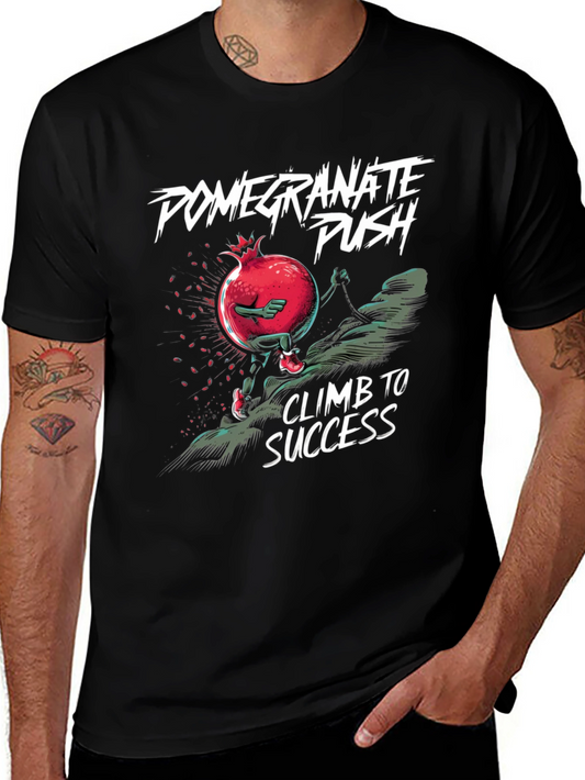 Pomegranate Push Climb to Success Graphic Tee