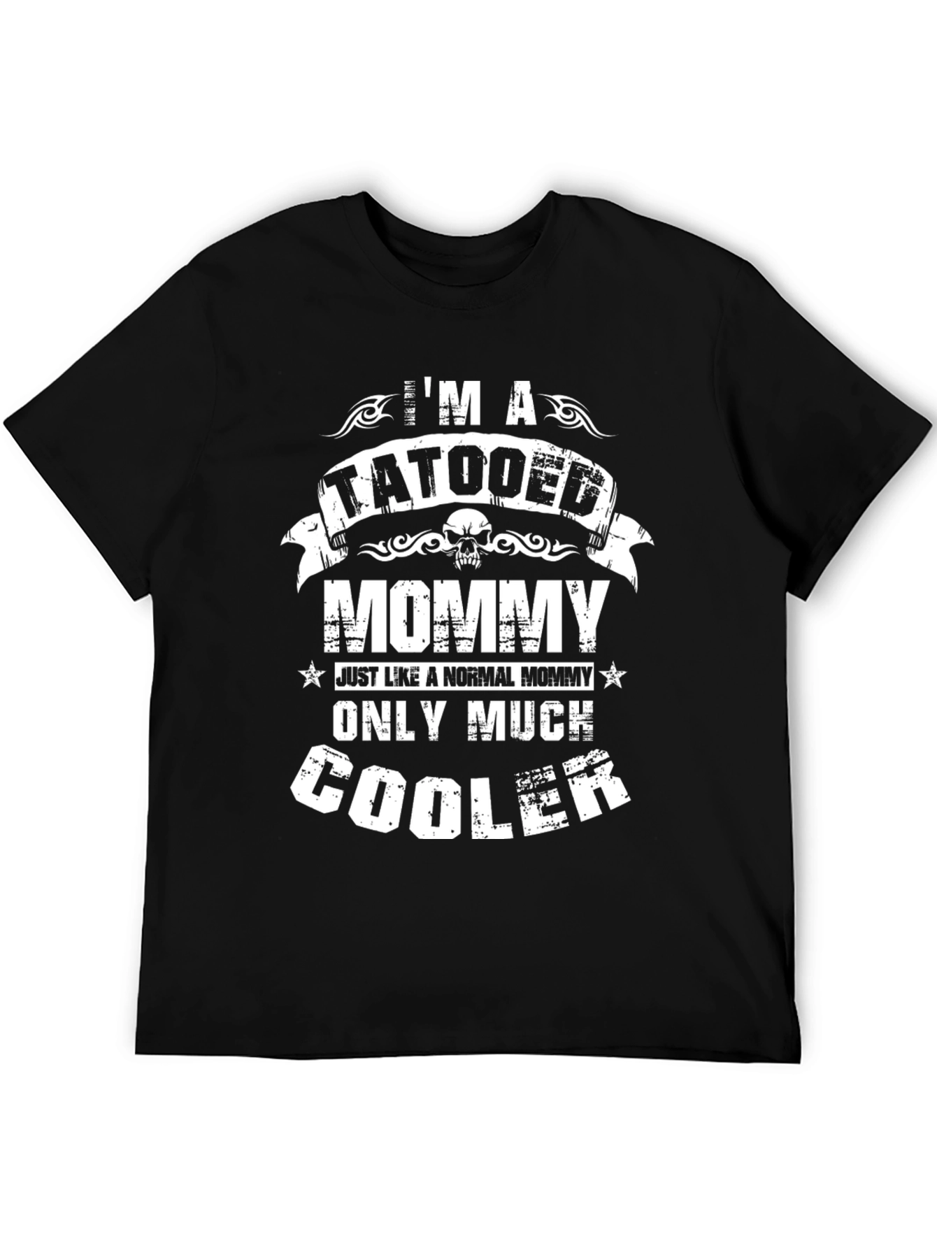 Tattooed Mommy Graphic Tee - Cool Mom T-Shirt