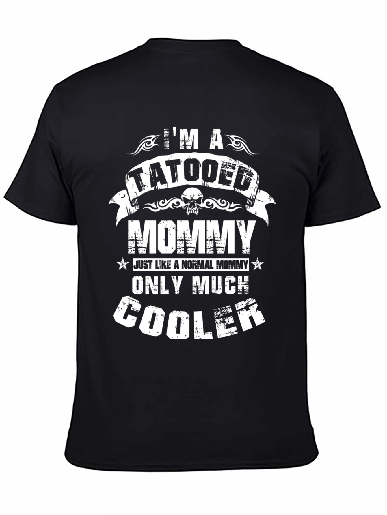 Tattooed Mommy Graphic Tee - Cool Mom T-Shirt