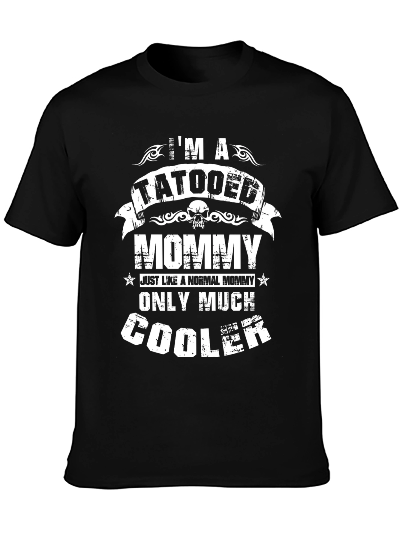 Tattooed Mommy Graphic Tee - Cool Mom T-Shirt