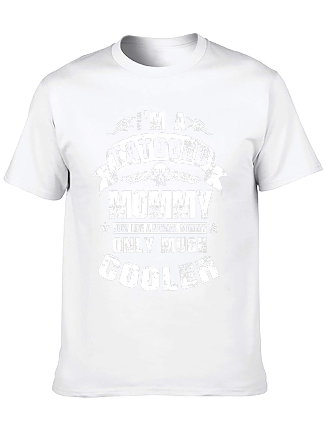 Tattooed Mommy Graphic Tee - Cool Mom T-Shirt