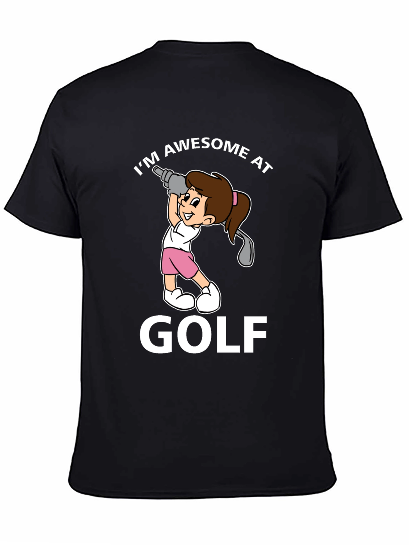 Awesome at Golf Graphic T-Shirt