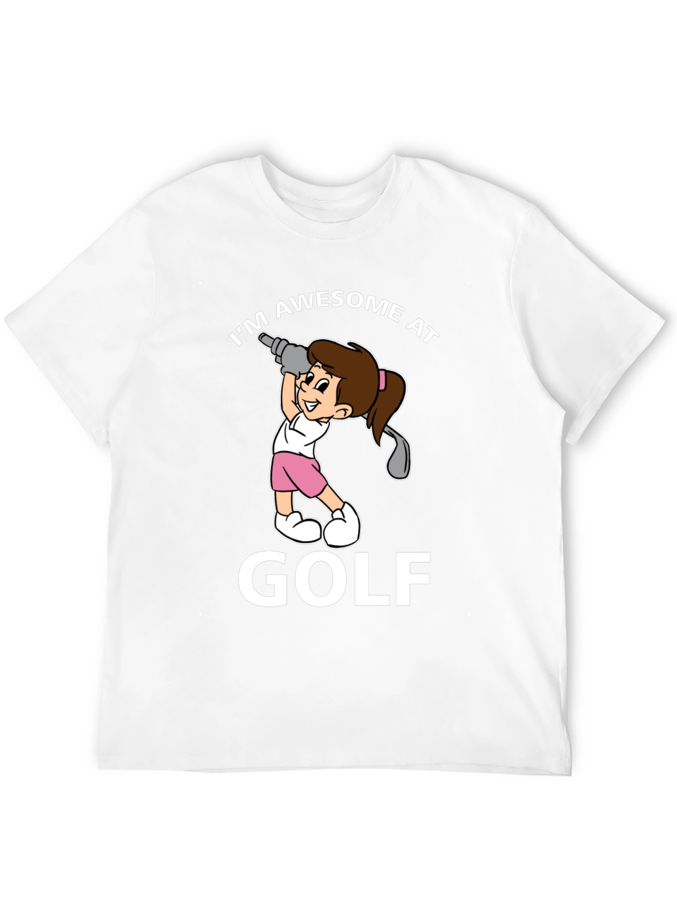 Awesome at Golf Graphic T-Shirt
