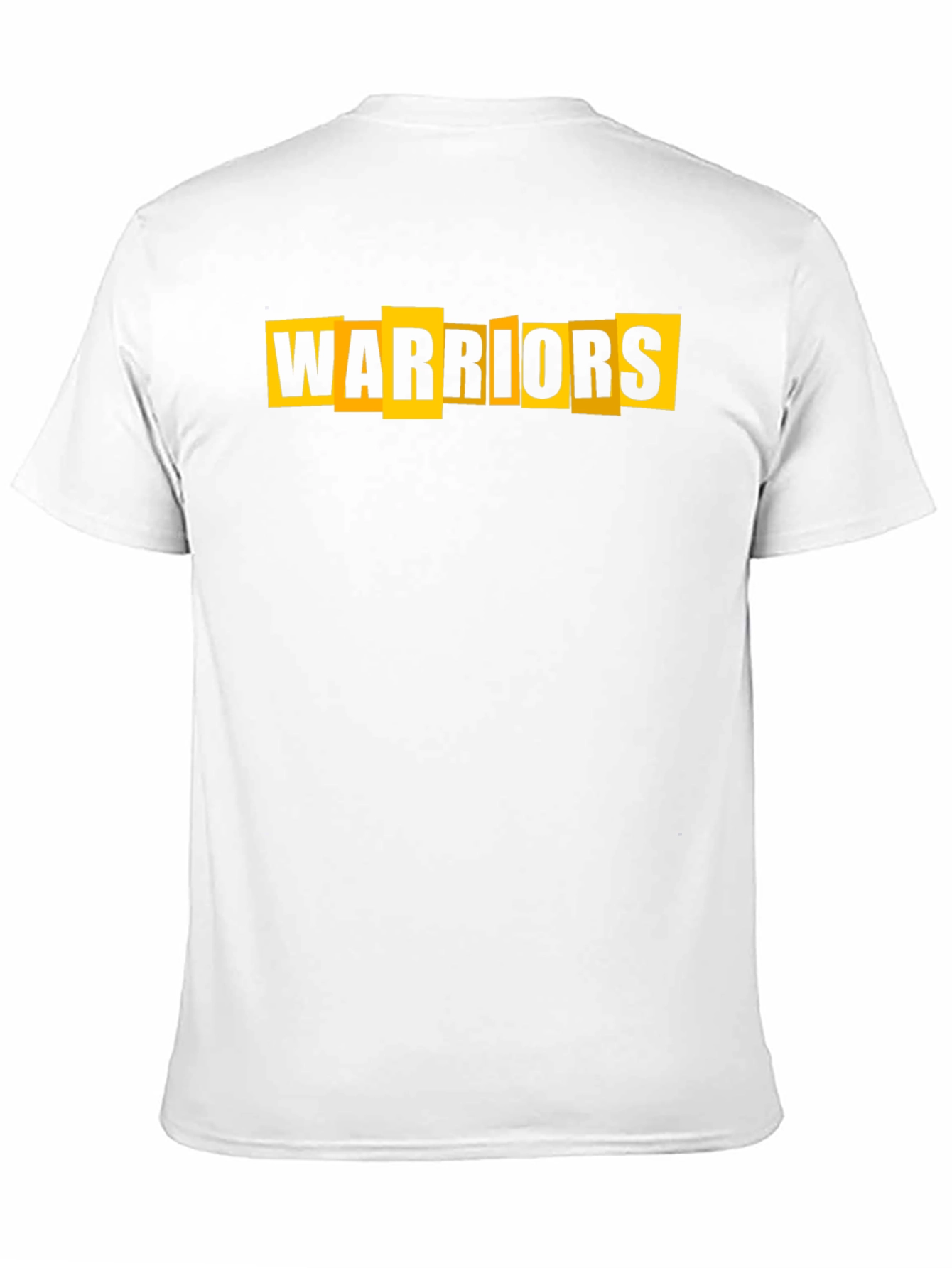 Warriors Graphic Tee - Black Cotton Blend