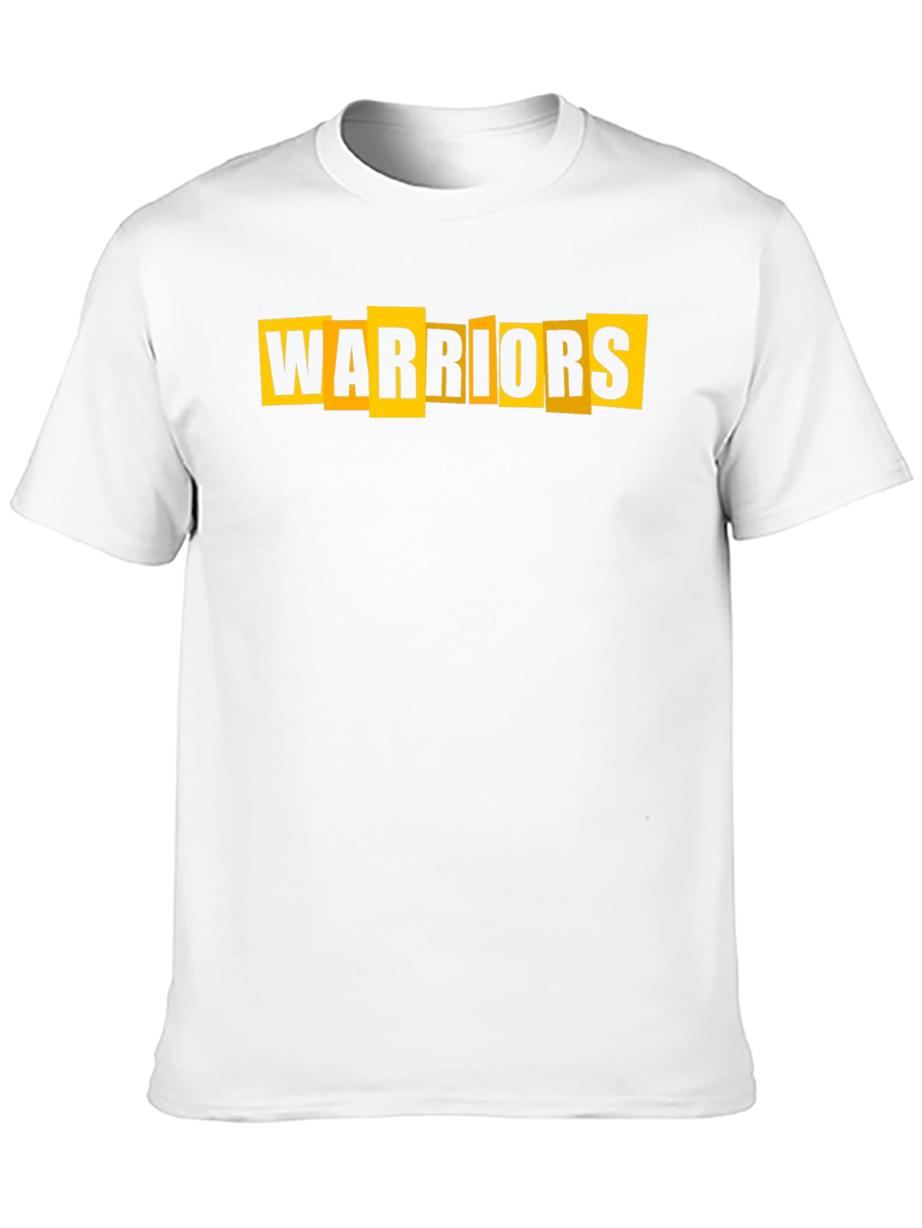 Warriors Graphic Tee - Black Cotton Blend
