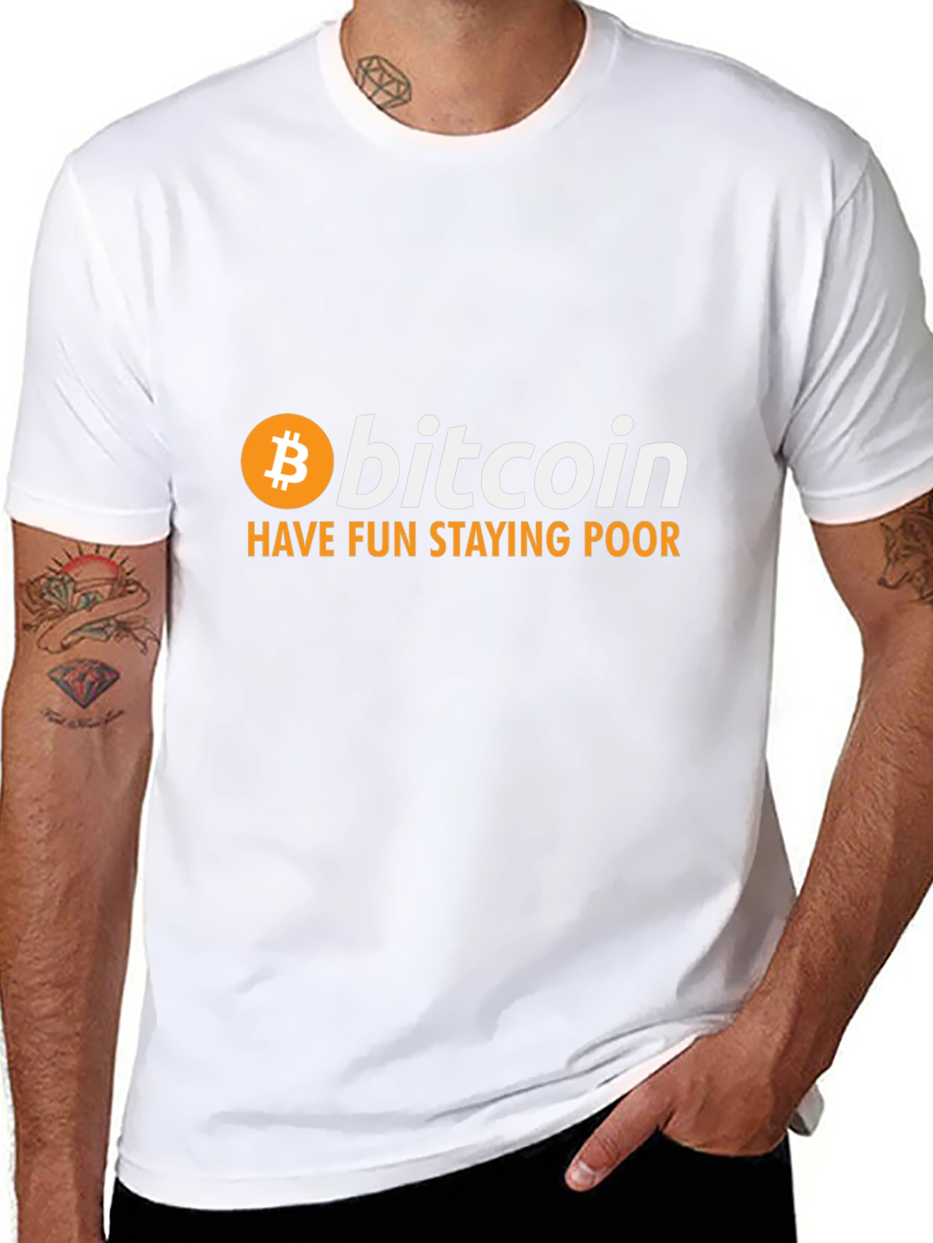 Bitcoin T-Shirt: Have Fun Staying Poor Crypto Tee