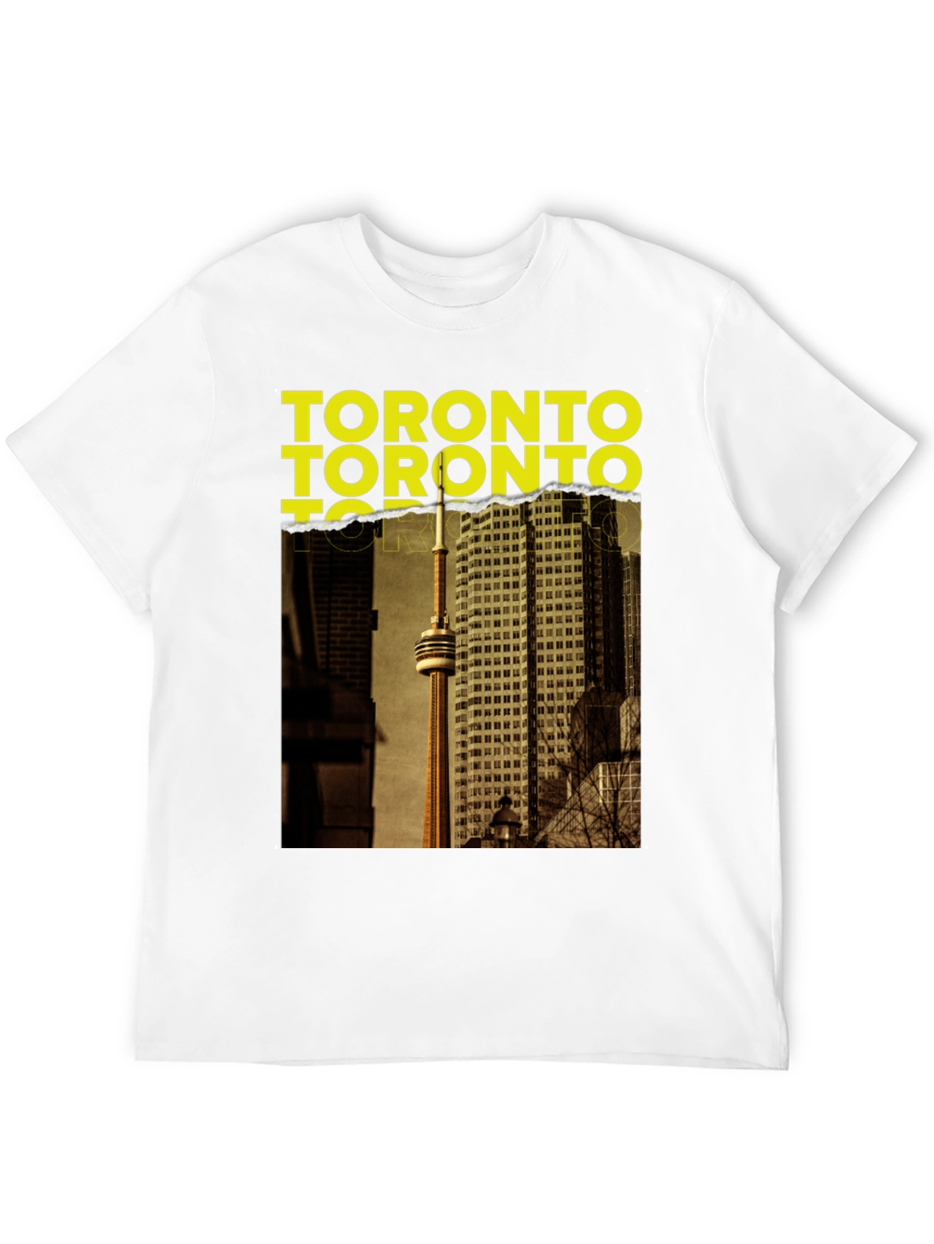 Toronto Graphic Tee - Cityscape Crewneck T-Shirt