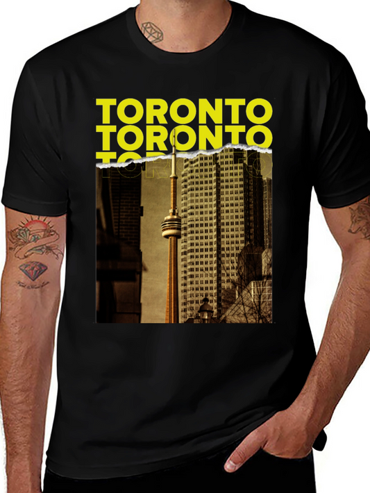 Toronto Graphic Tee - Cityscape Crewneck T-Shirt