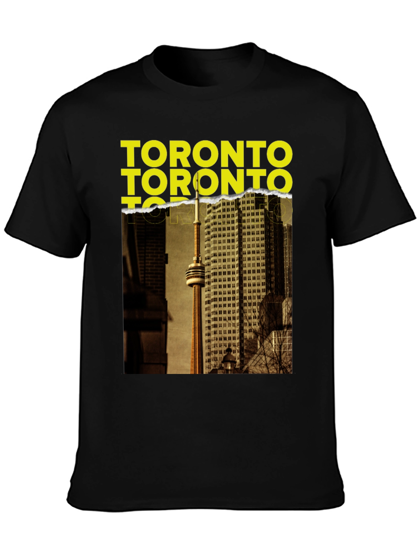 Toronto Graphic Tee - Cityscape Crewneck T-Shirt