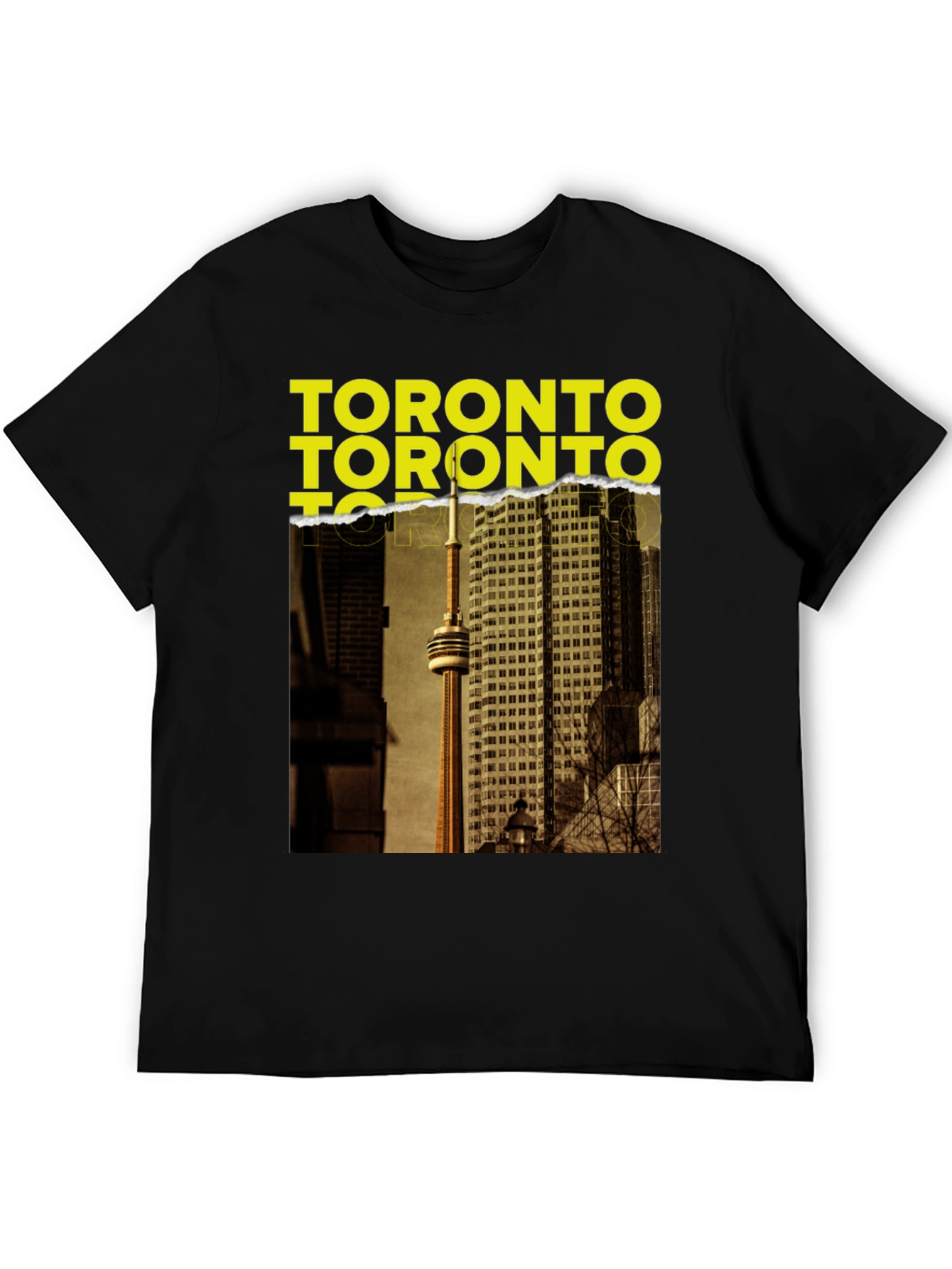 Toronto Graphic Tee - Cityscape Crewneck T-Shirt