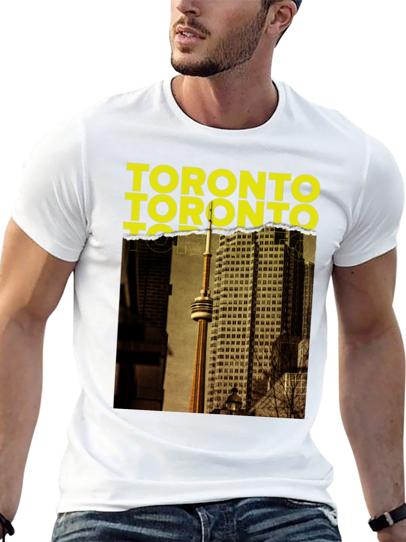 Toronto Graphic Tee - Cityscape Crewneck T-Shirt