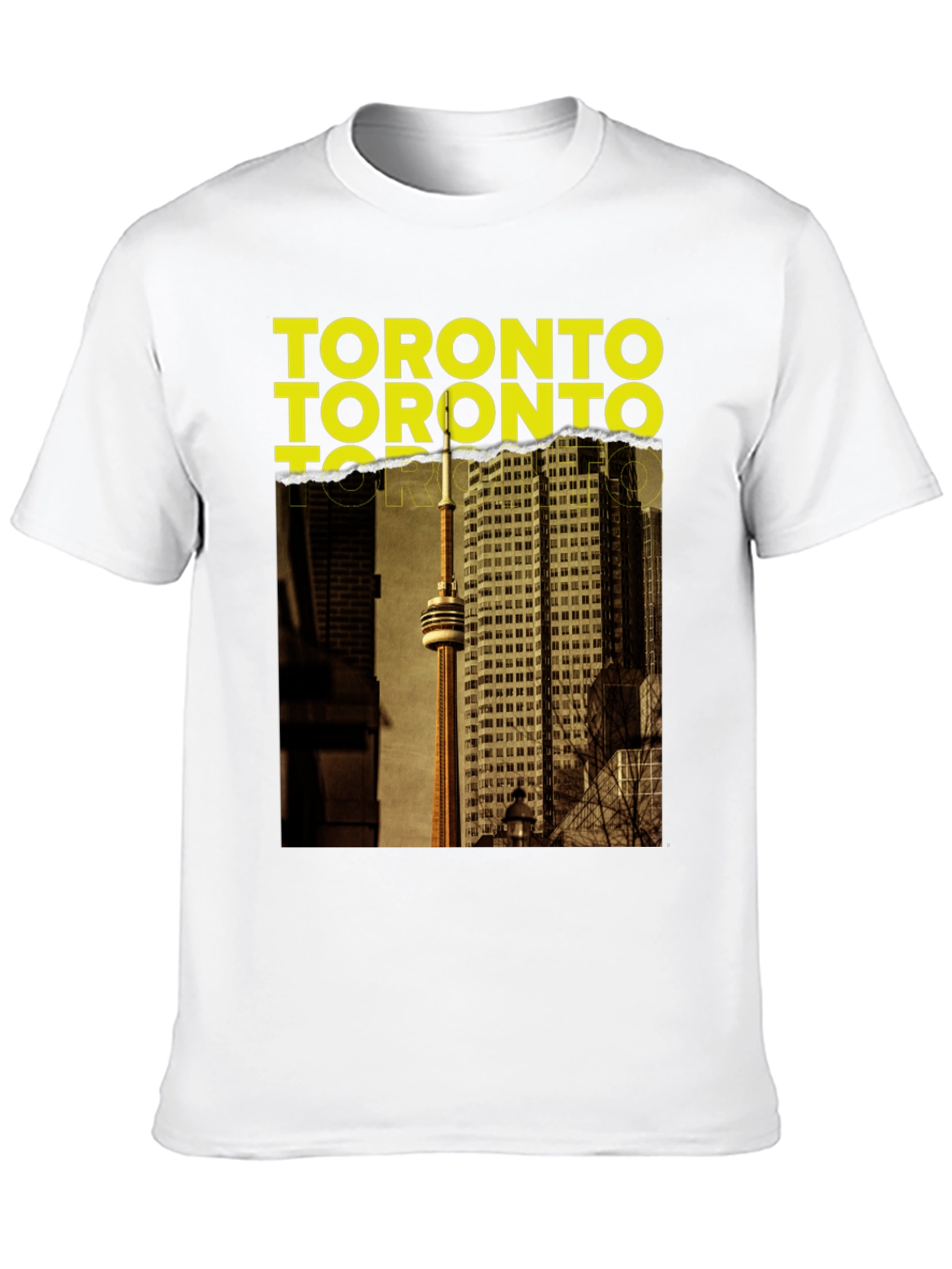 Toronto Graphic Tee - Cityscape Crewneck T-Shirt