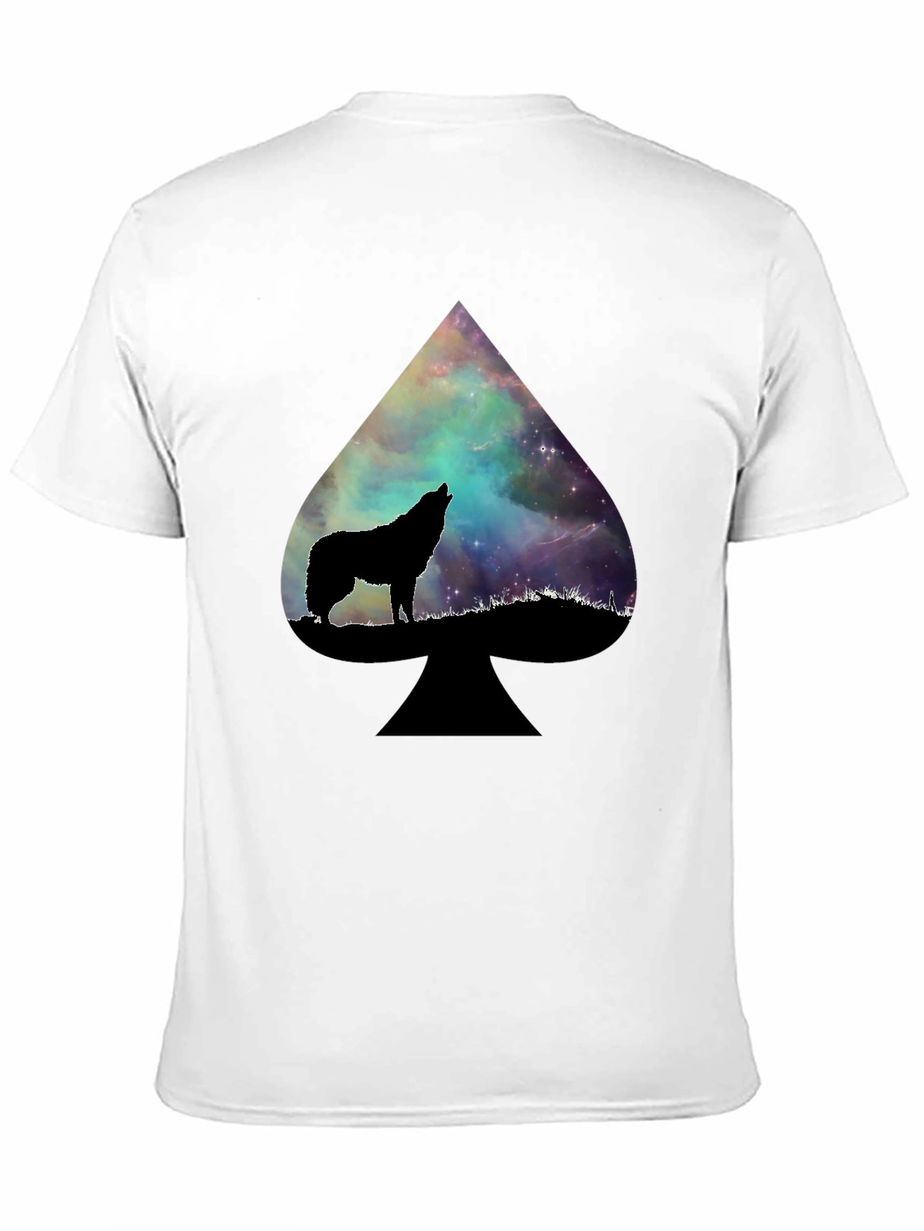 Wolf Galaxy Spade T-Shirt