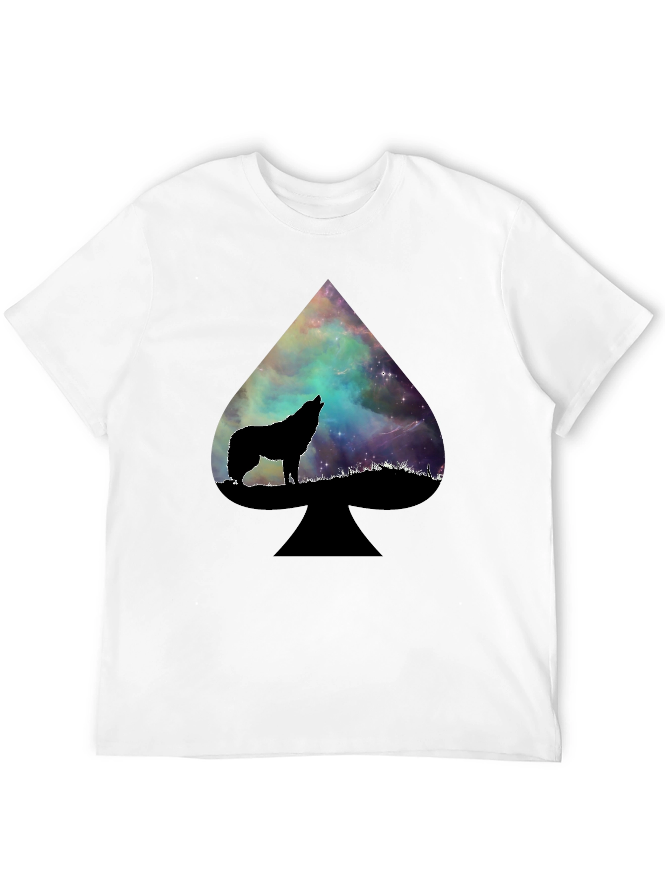 Wolf Galaxy Spade T-Shirt