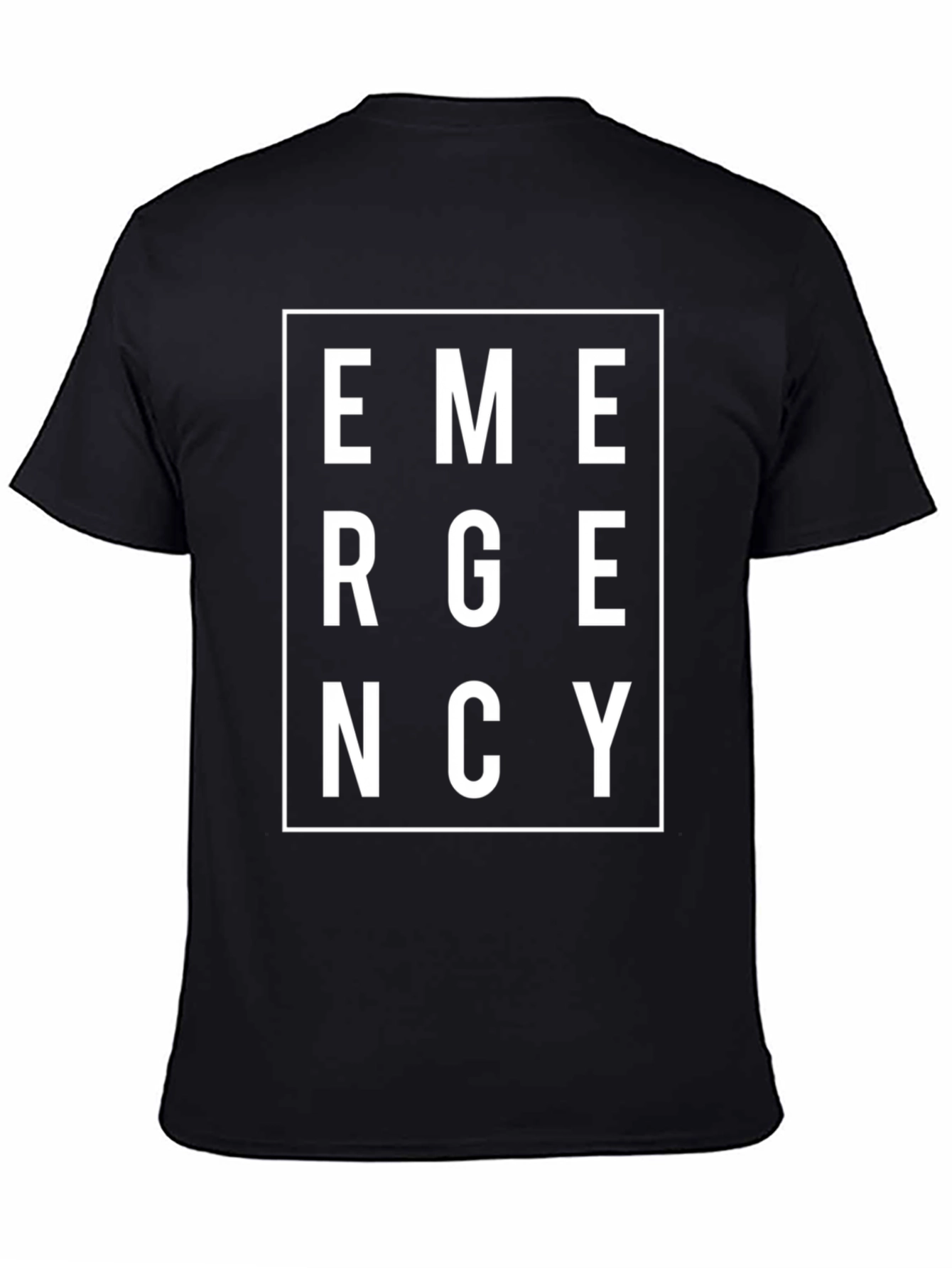 Emergency Graphic T-Shirt - Bold Statement Tee