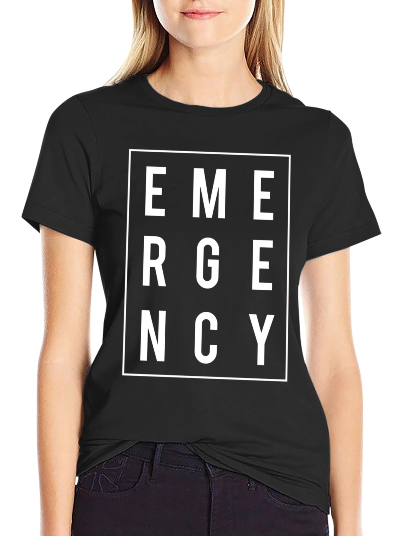 Emergency Graphic T-Shirt - Bold Statement Tee