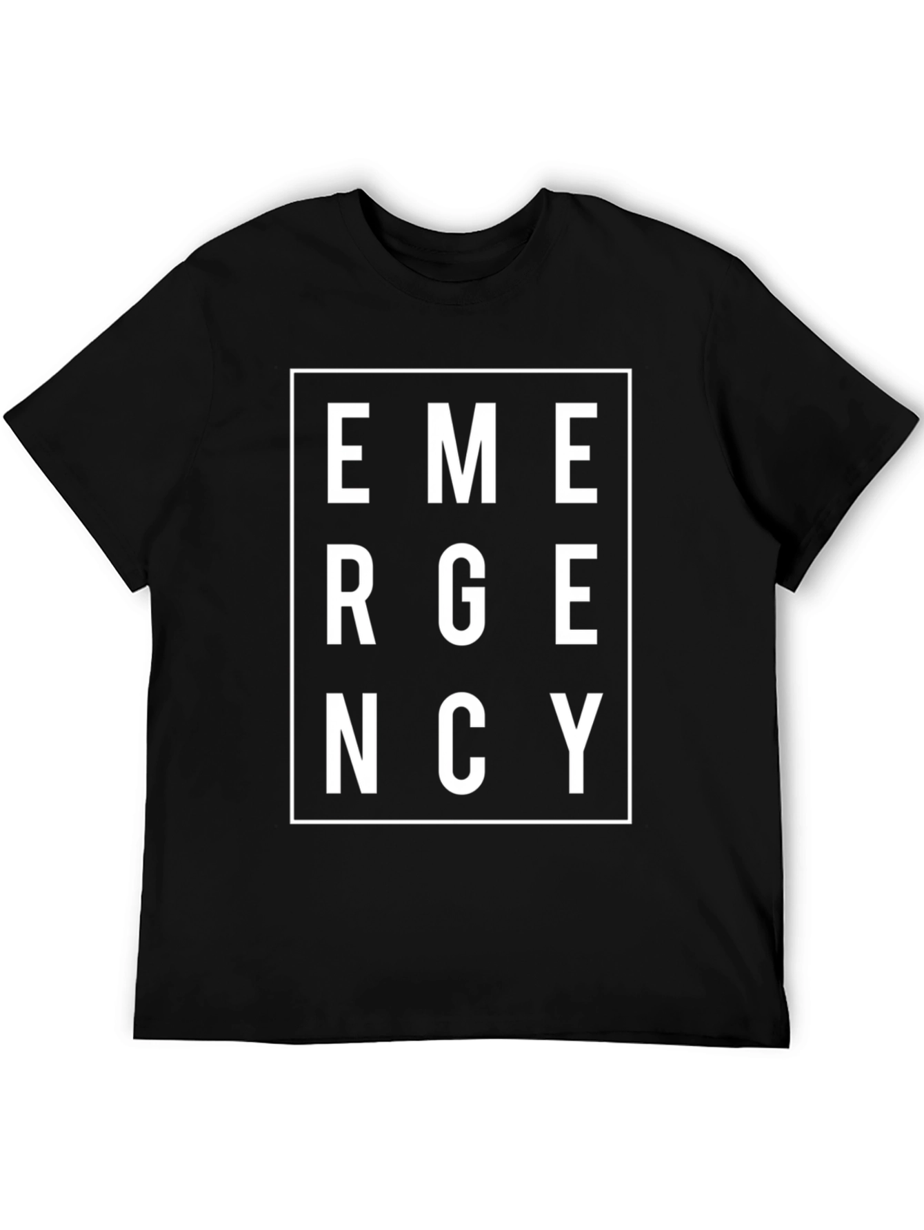 Emergency Graphic T-Shirt - Bold Statement Tee
