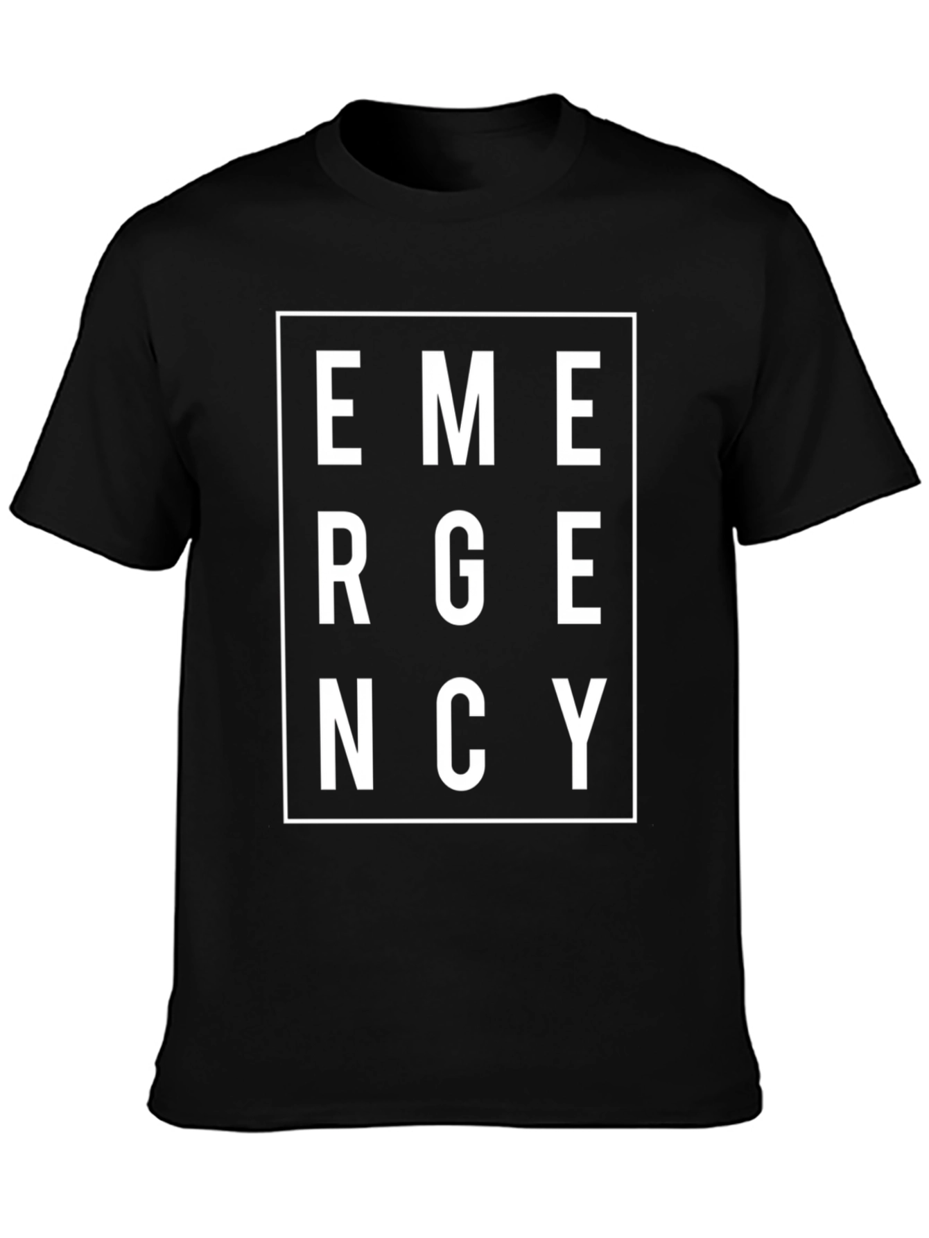 Emergency Graphic T-Shirt - Bold Statement Tee