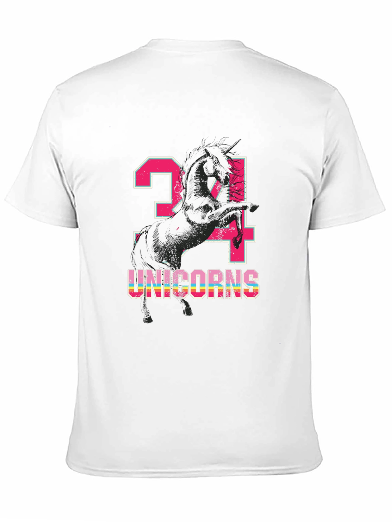 Unicorns Birthday T-Shirt - Number 24