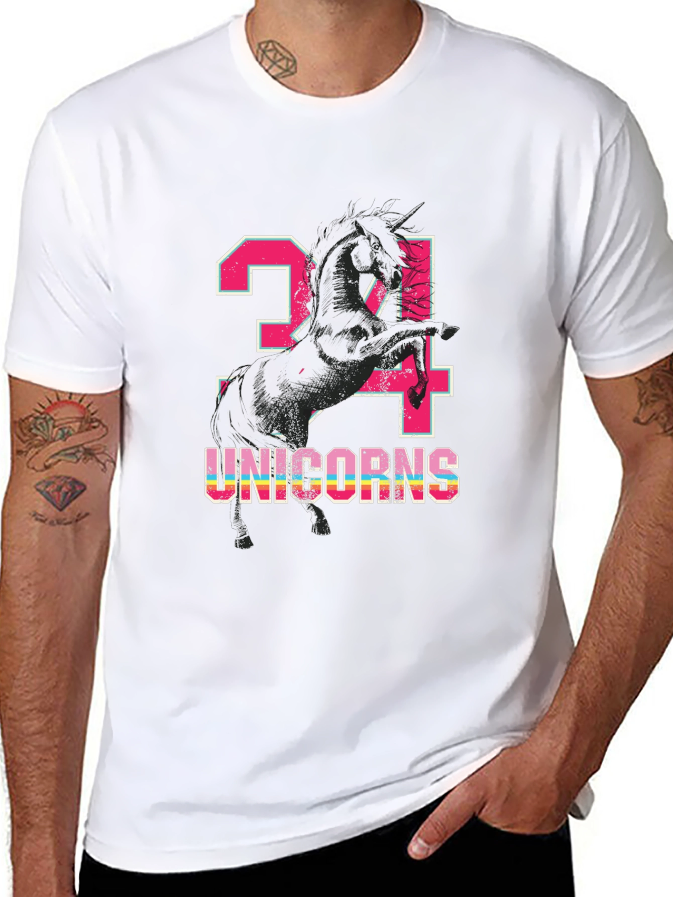 Unicorns Birthday T-Shirt - Number 24